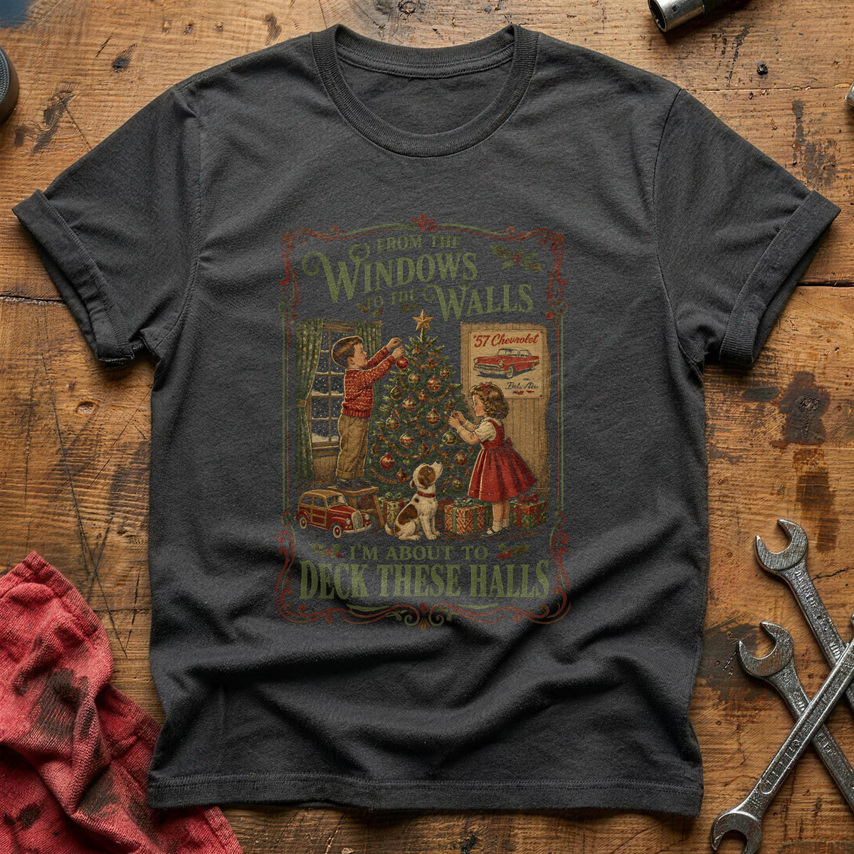 From The Windows To The Walls 50 T-Shirt - Charcoal
