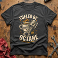 Fueled By Coffee And Octane T-Shirt - Charcoal