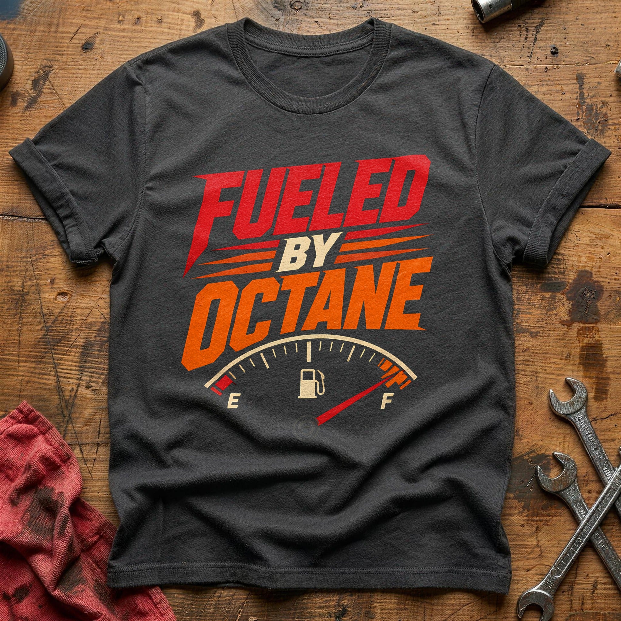 Fueled By Octane 31 T-Shirt - Charcoal