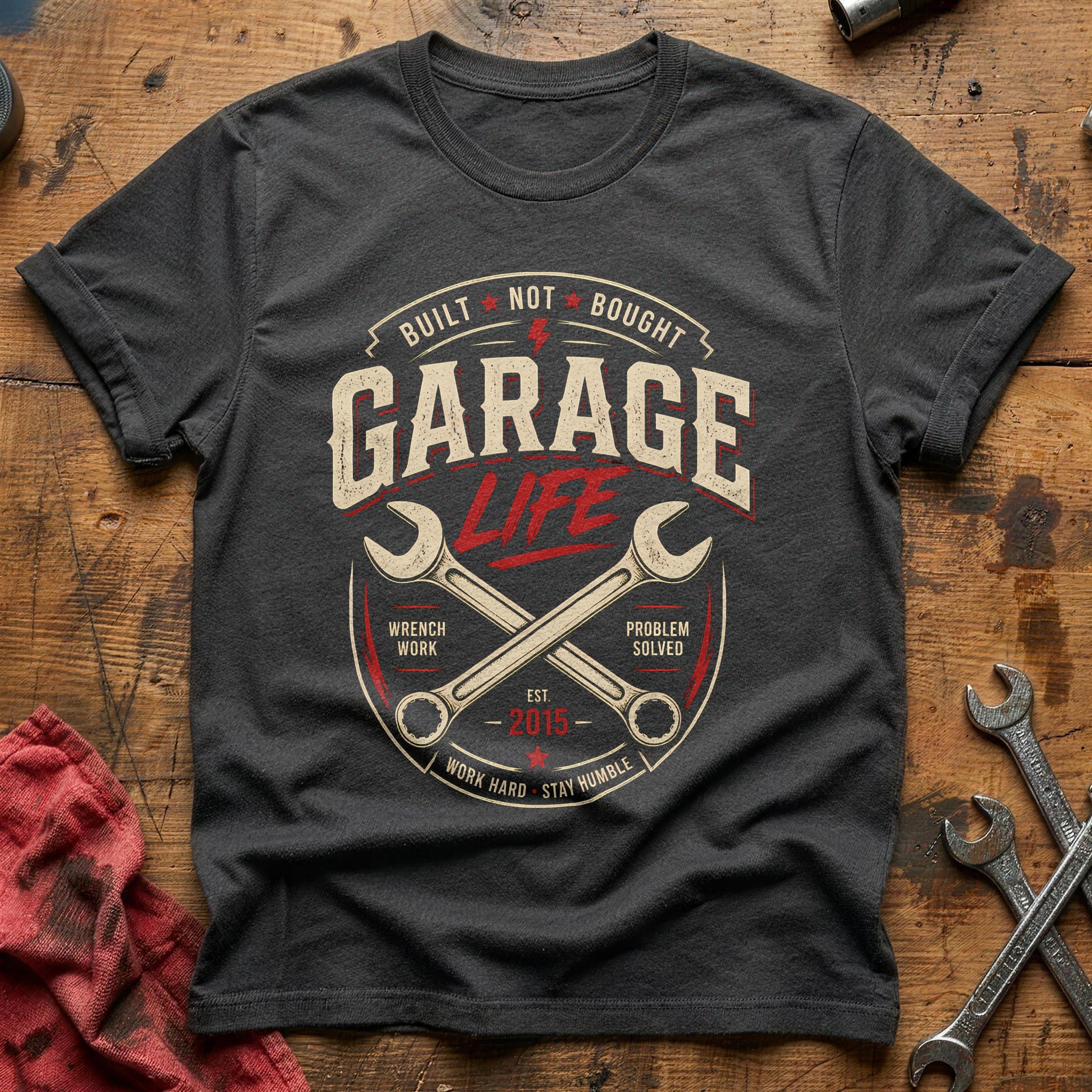 Garage Life 36 T-Shirt - Charcoal