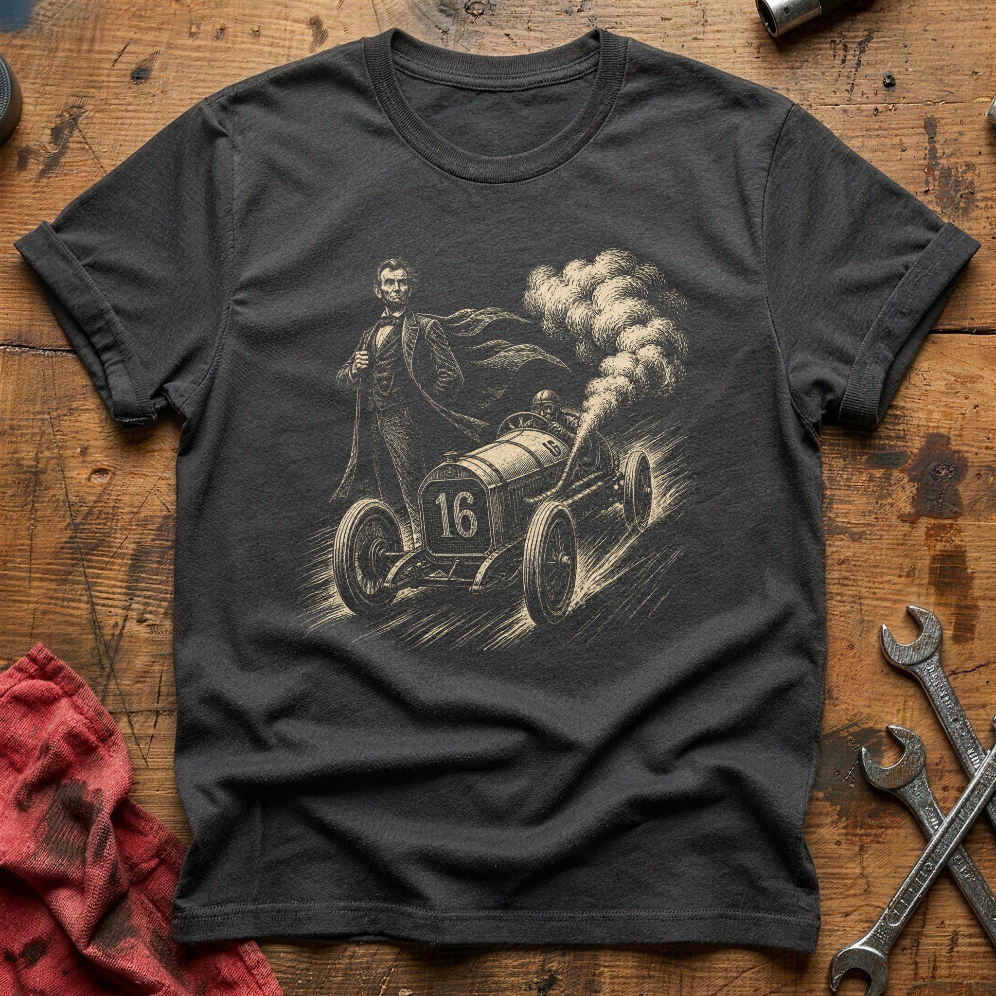 Gentleman Driver T-Shirt - Charcoal