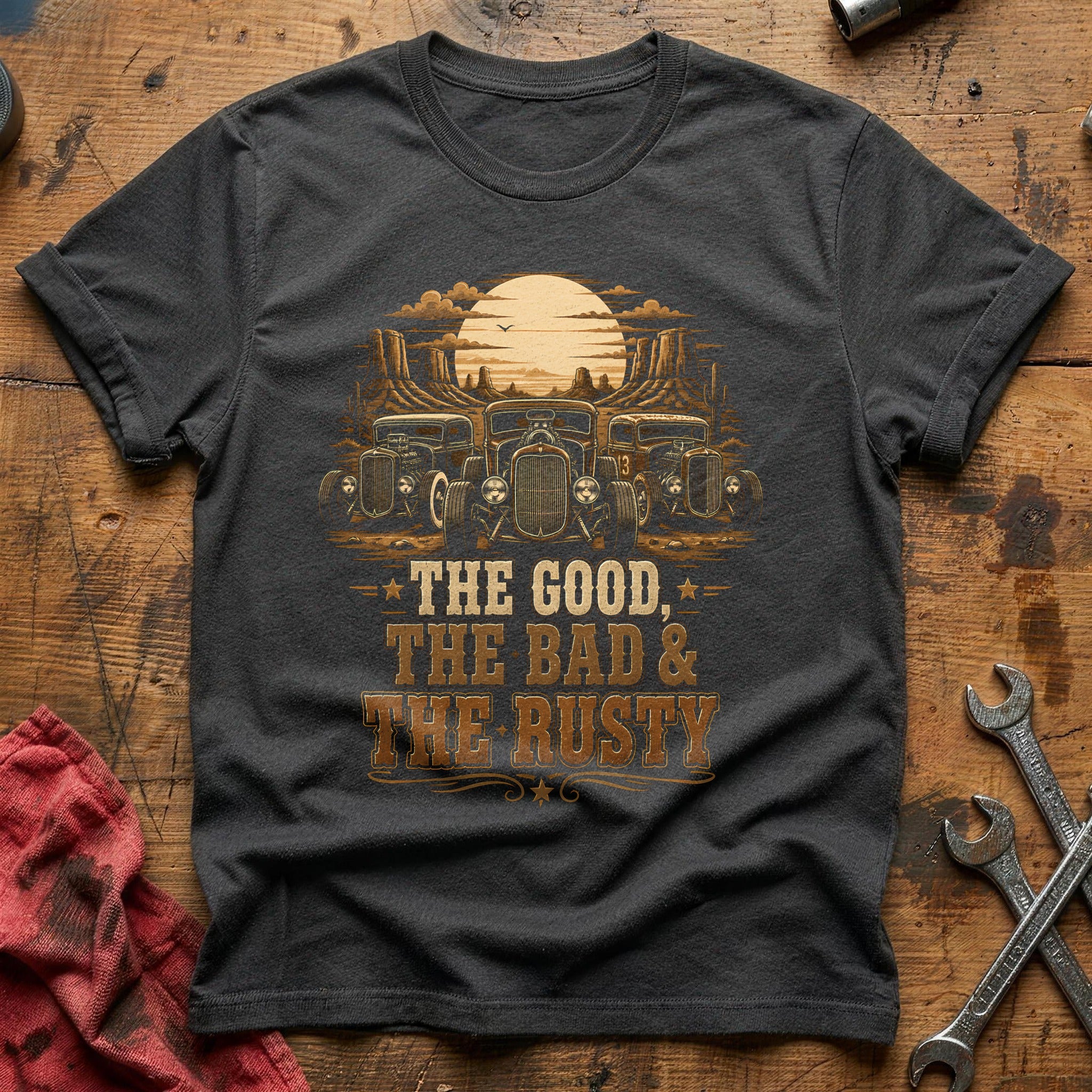 Good Bad Rusty 10 T-Shirt - Charcoal