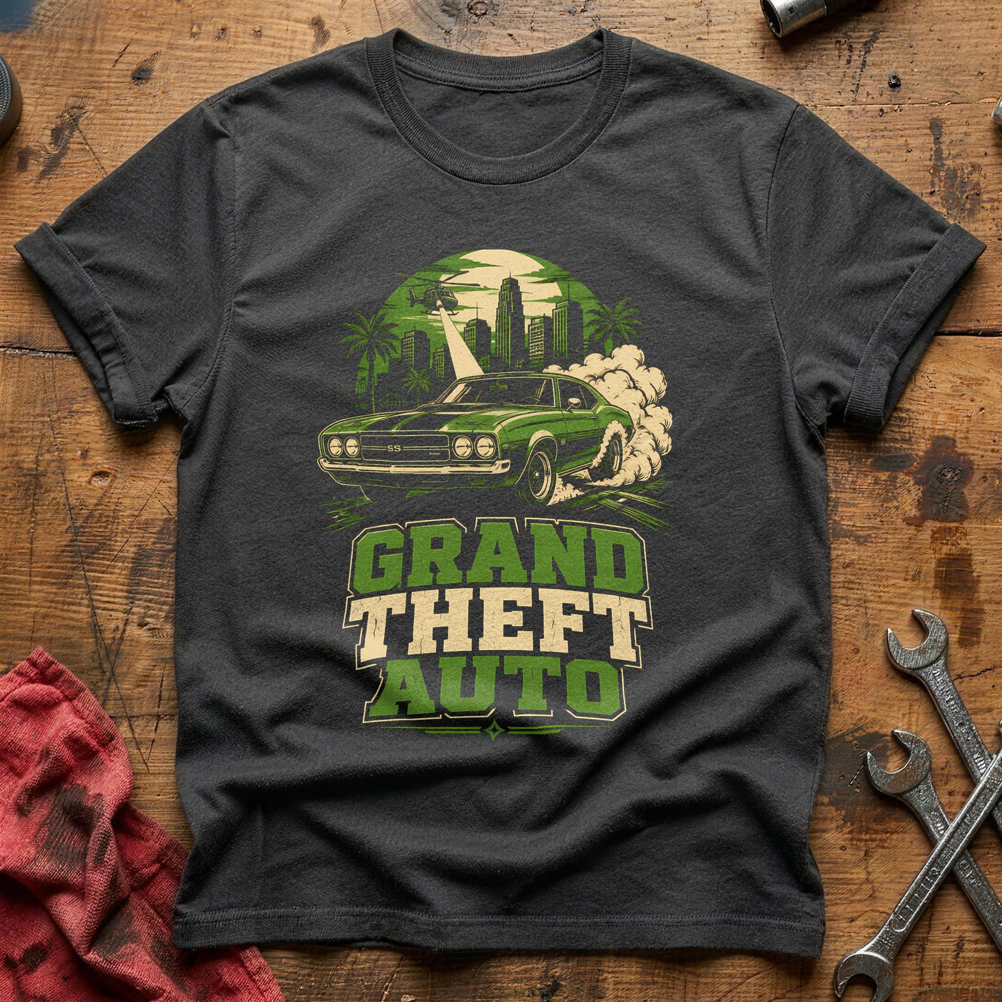 Grand Theft Auto 48 T-Shirt - Charcoal