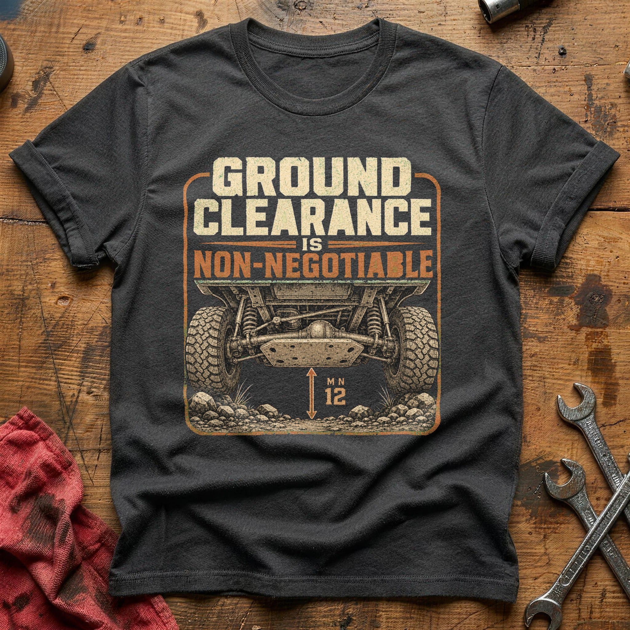 Ground Clearance Pledge T-Shirt - Charcoal