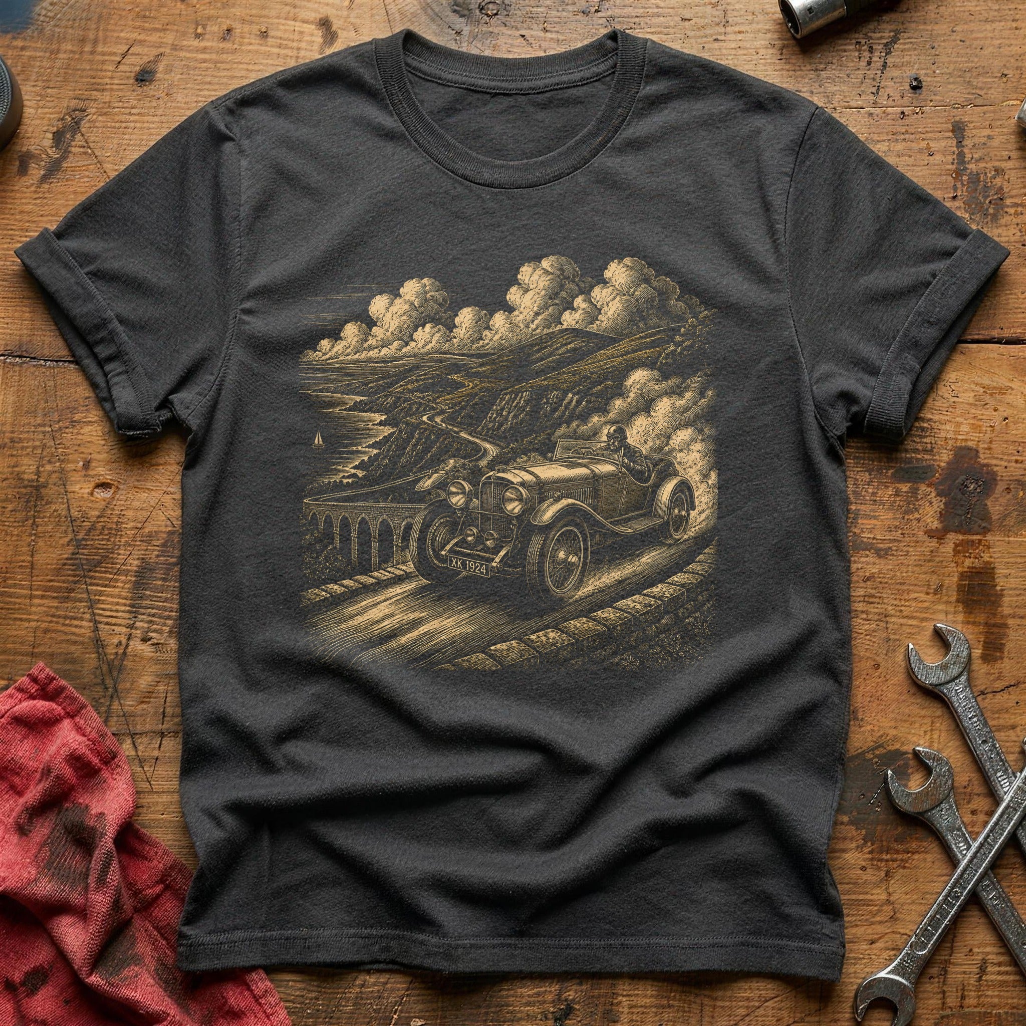 Hillside Escape T-Shirt - Charcoal