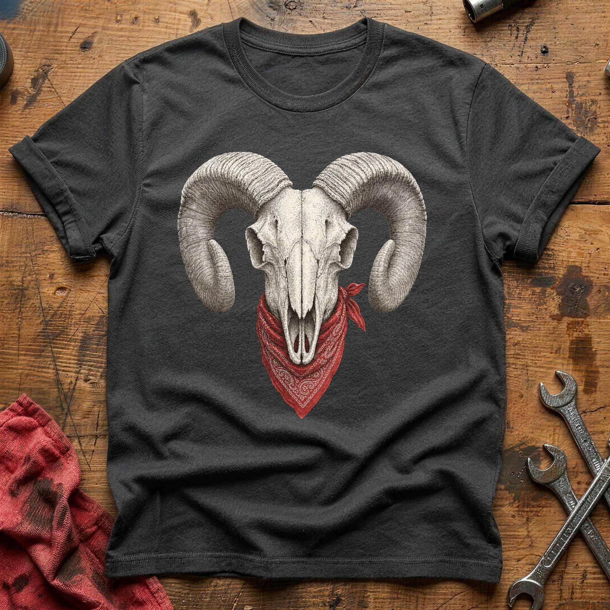 Horsepower Ram T-Shirt - Charcoal