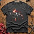 Hot Rod Moon Night T-Shirt - Charcoal