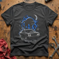 Hotrod Blackcat Crescent 89 T-Shirt - Charcoal