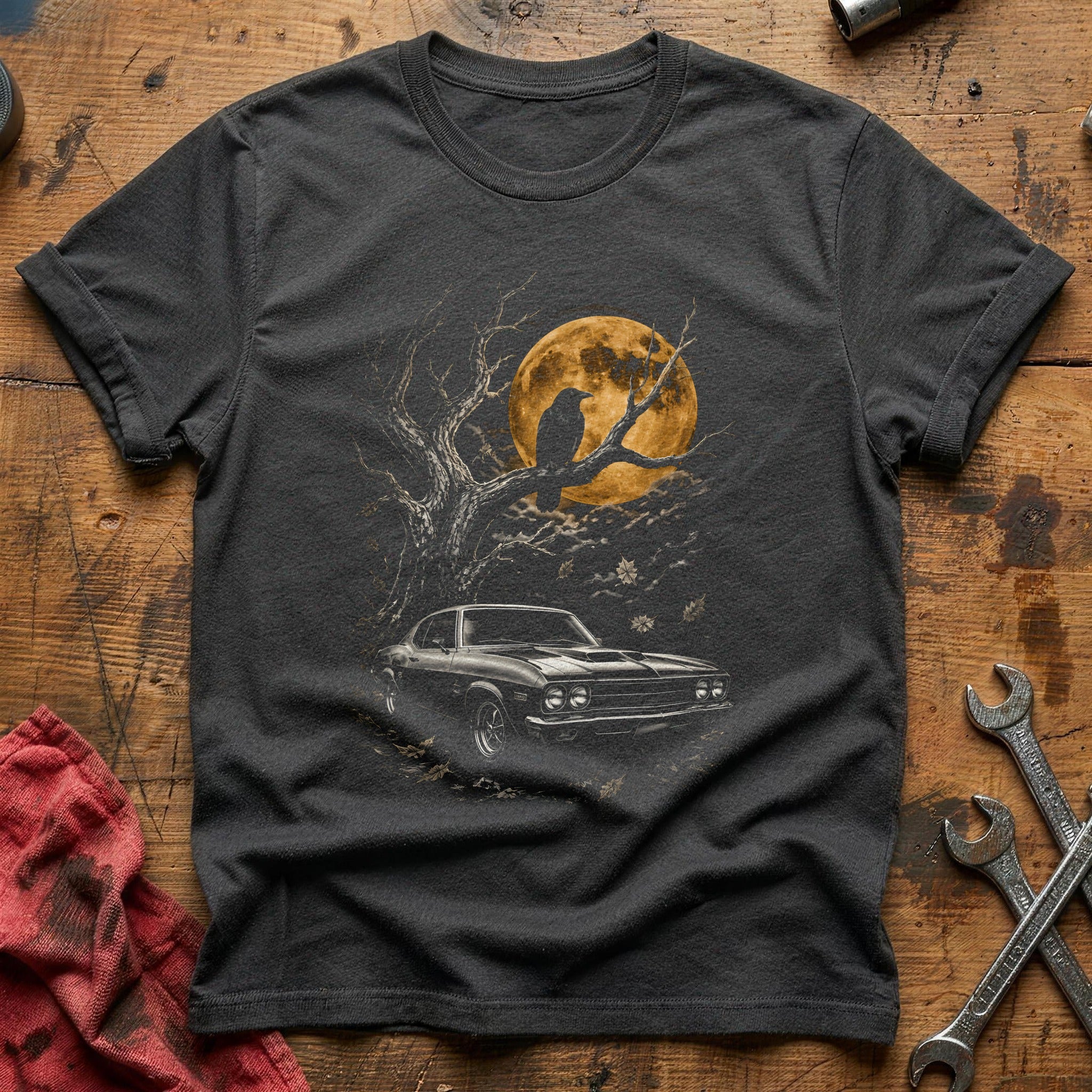 Hotrod Raven Deadoak 13 T-Shirt - Charcoal