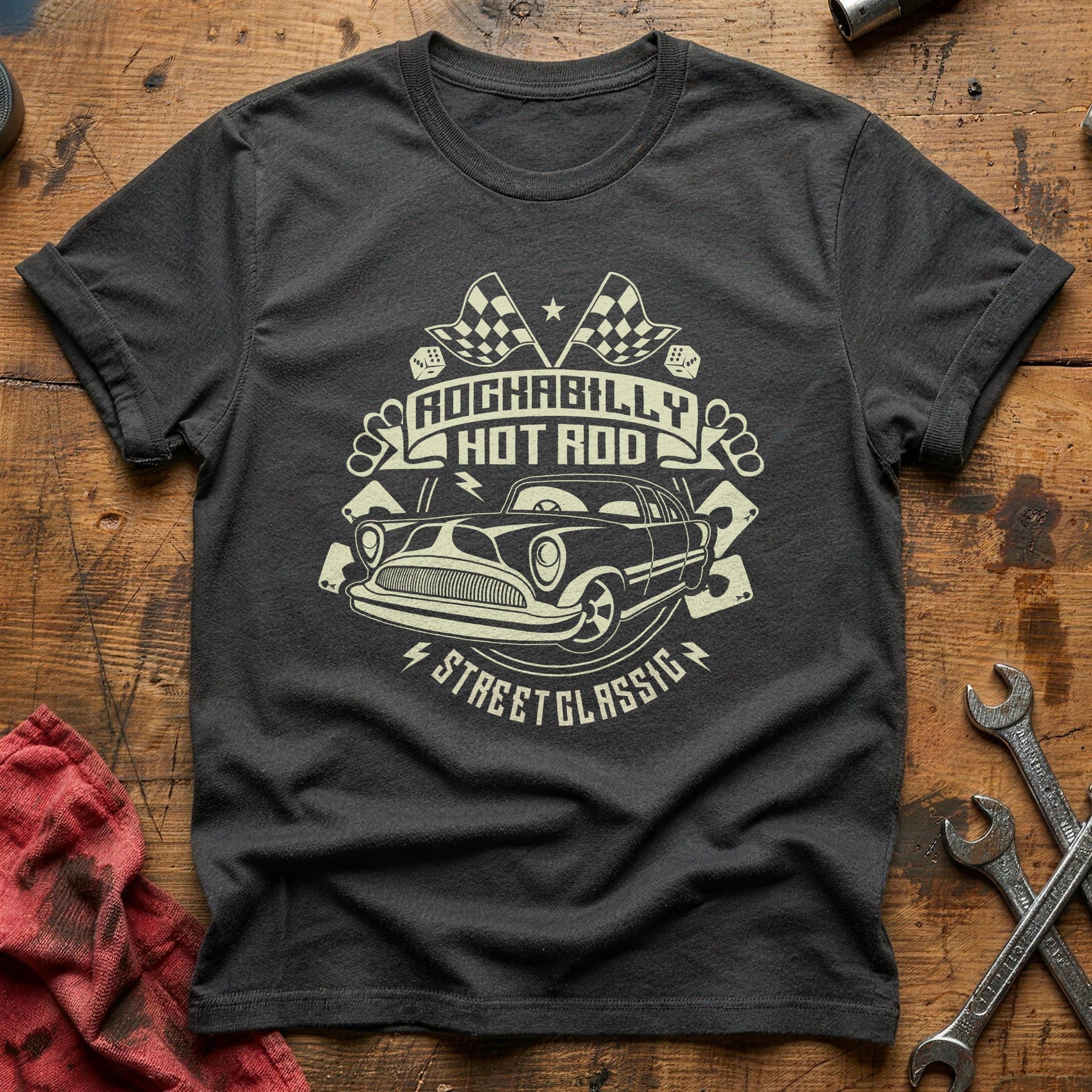 Hotrod street T-Shirt - Charcoal