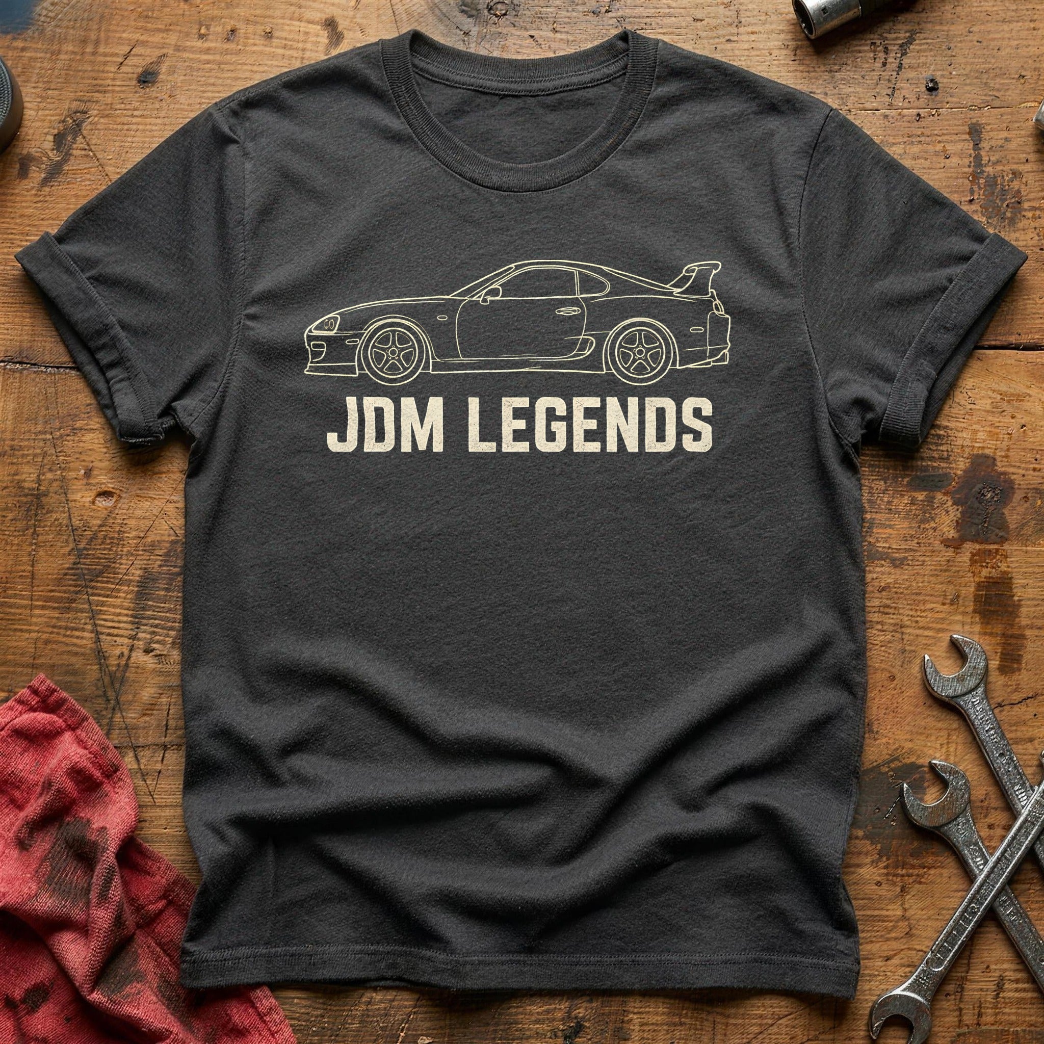 Jdm Legends 69 T-Shirt - Charcoal
