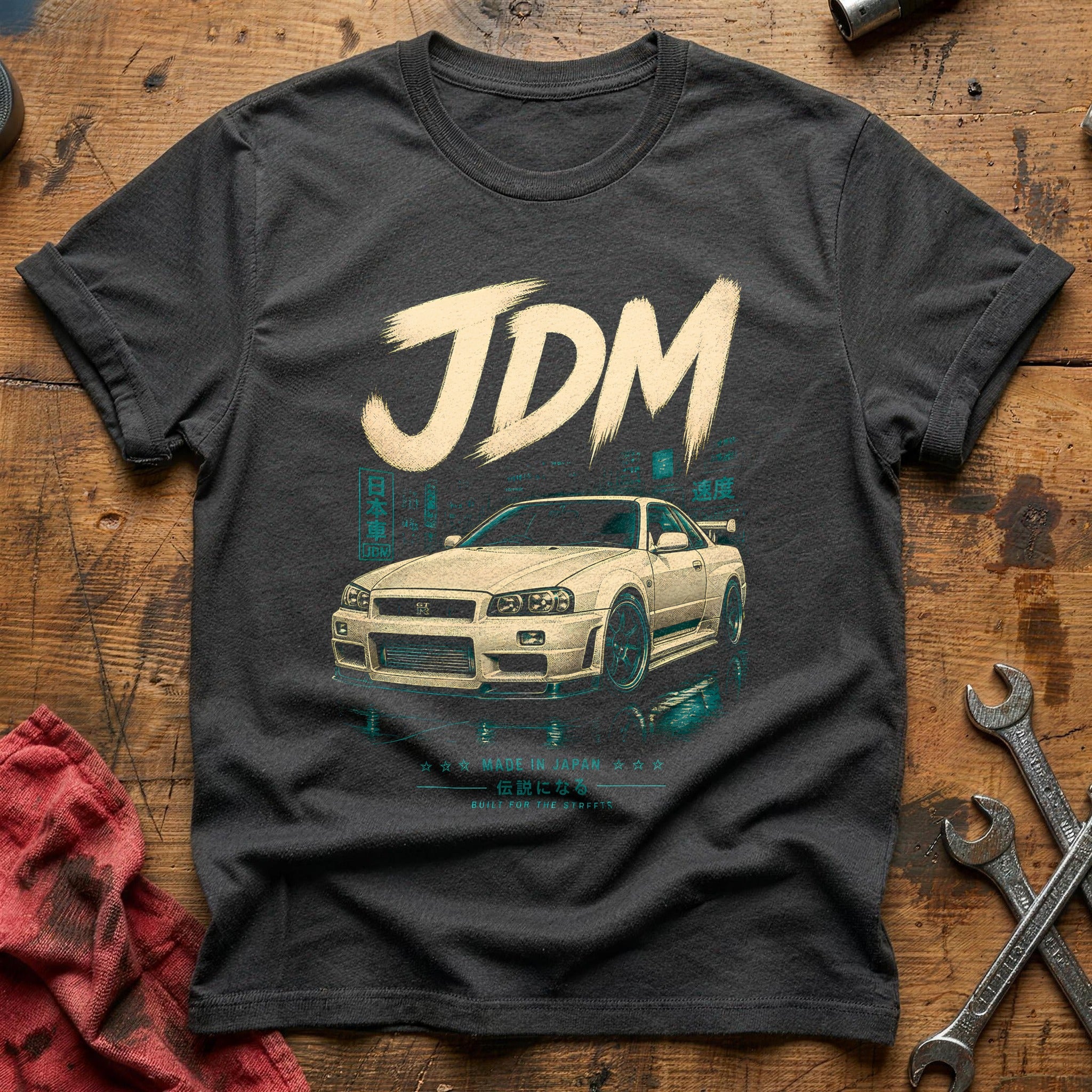 Jdm Riso 65 T-Shirt - Charcoal