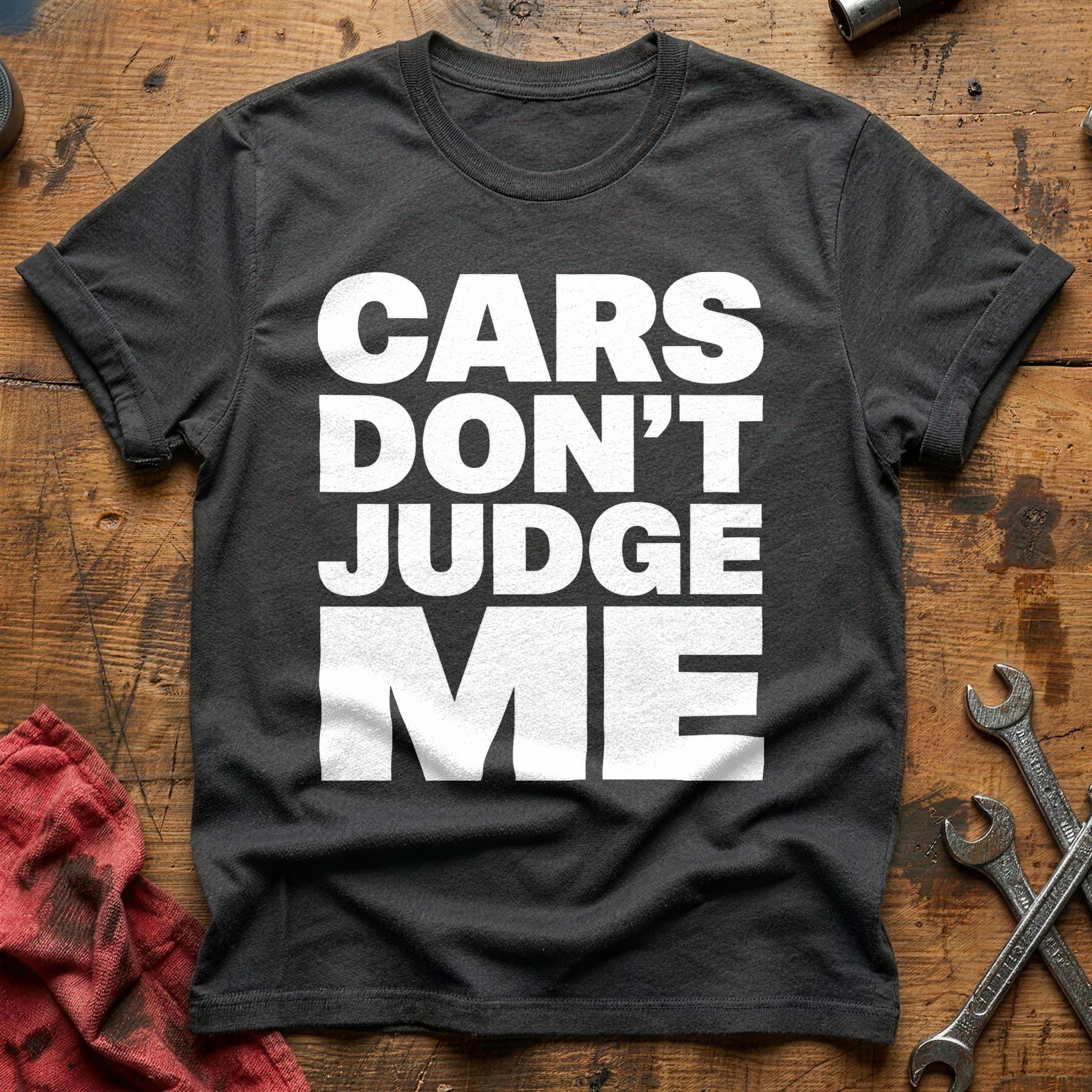 Judge-Free Zone T-Shirt - Charcoal