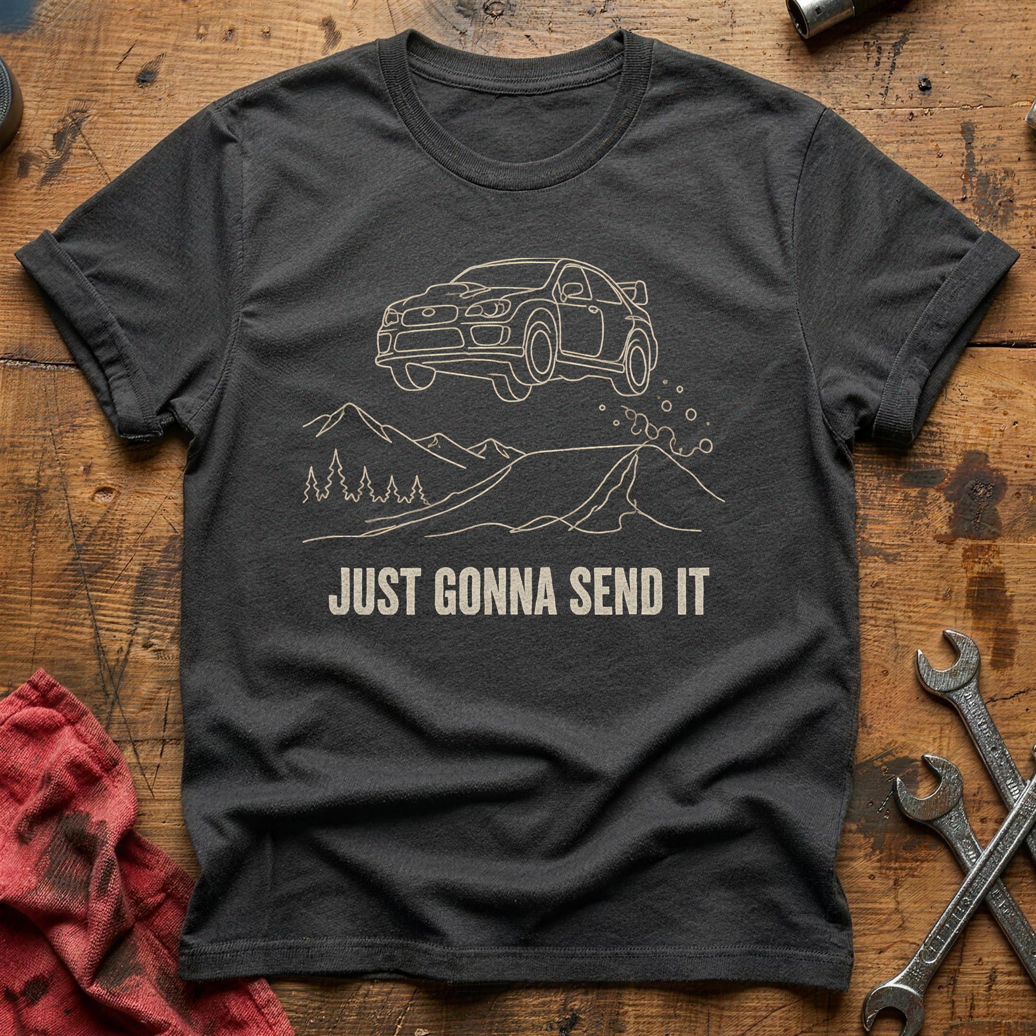 Just Gonna Send It 46 T-Shirt - Charcoal