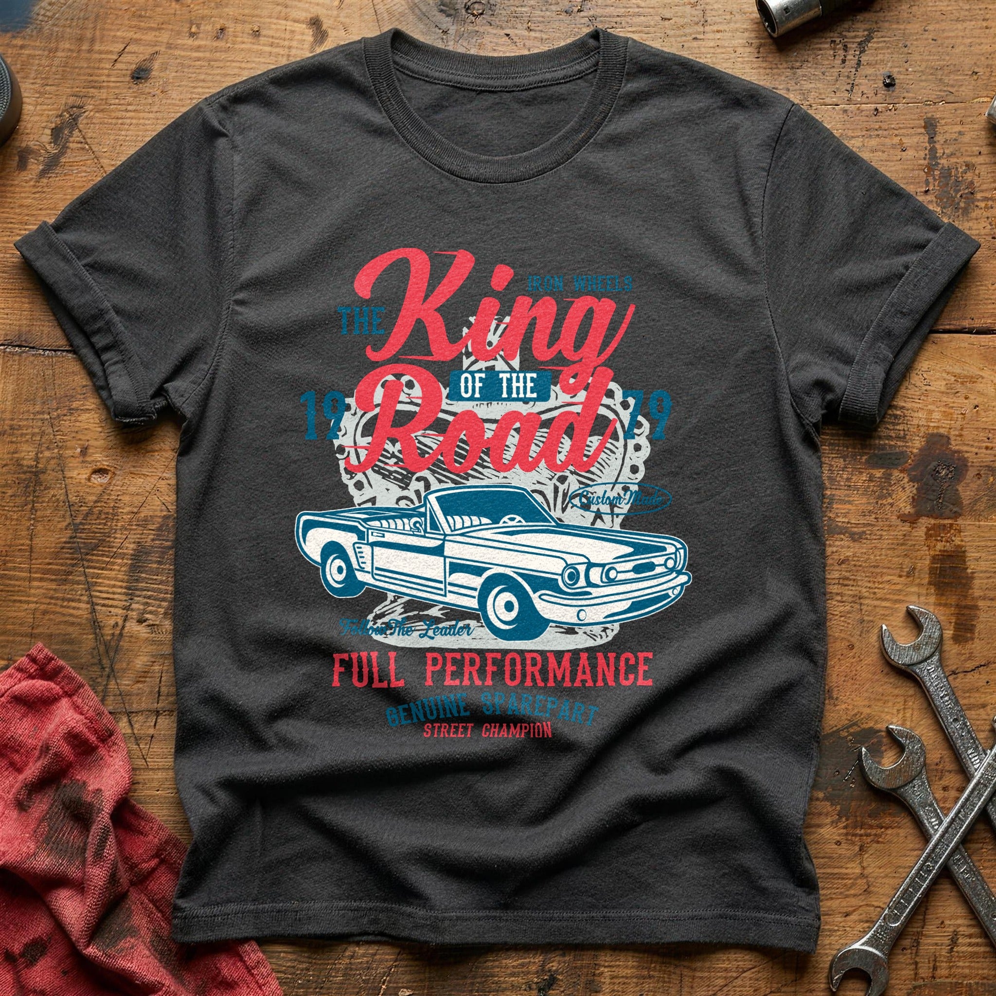 King of the road T-Shirt - Charcoal