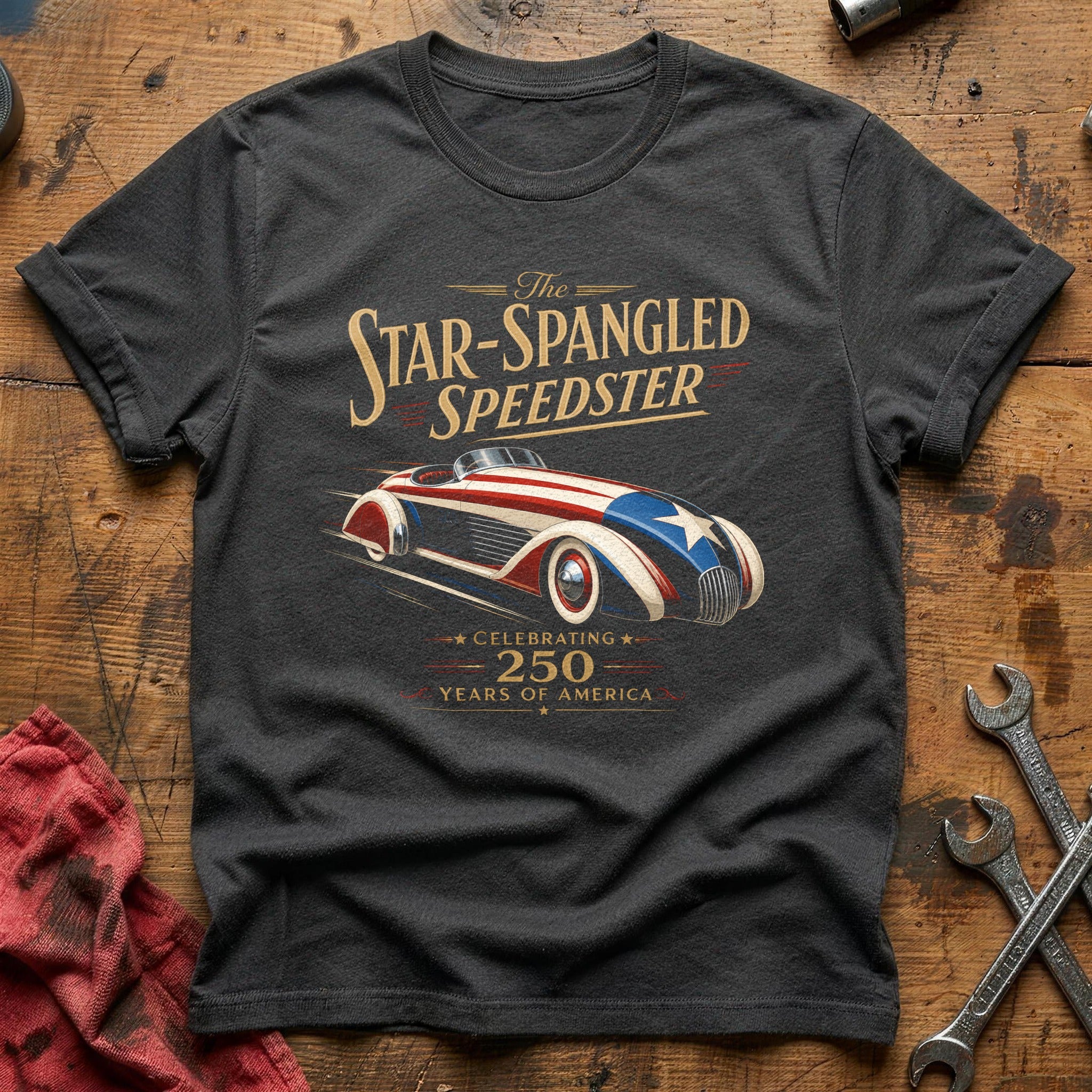 Liberty Lane Racer T-Shirt - Charcoal