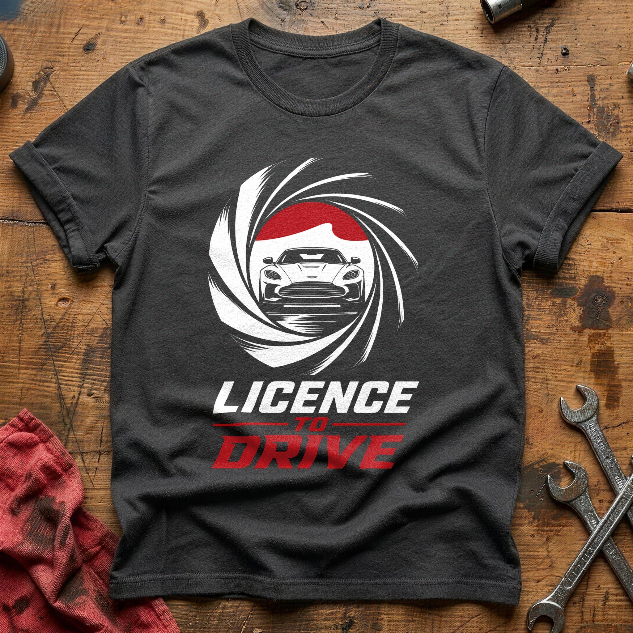 Licence To Drive T-Shirt - Charcoal