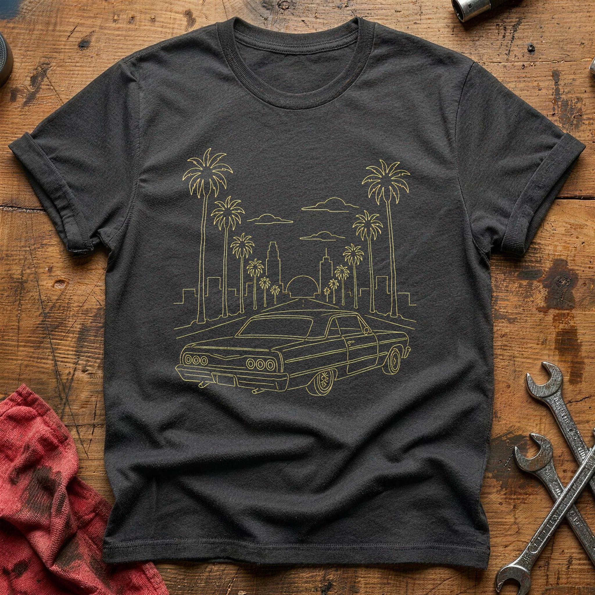 Lowrider Boulevard 48 T-Shirt - Charcoal