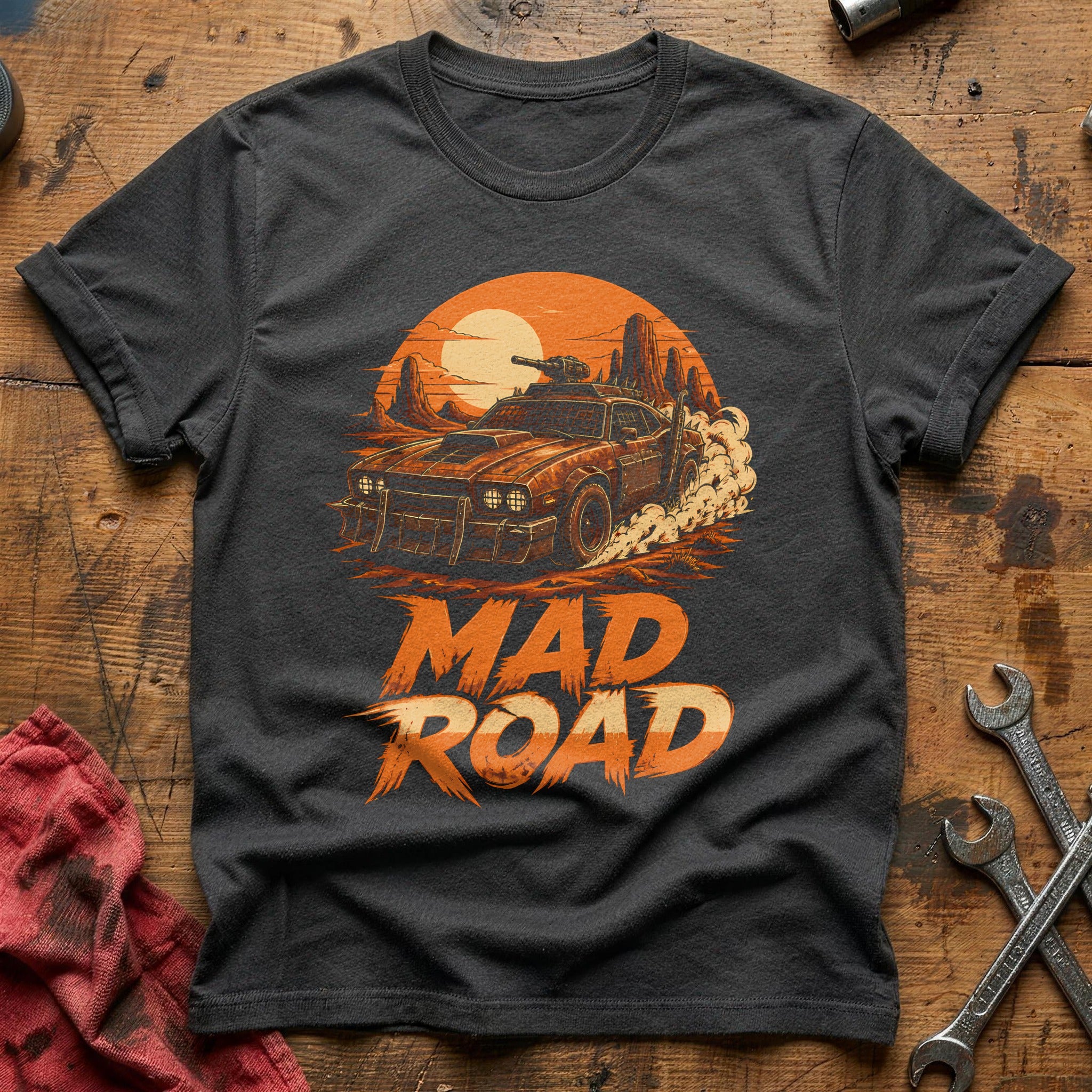 Mad Road 65 T-Shirt - Charcoal