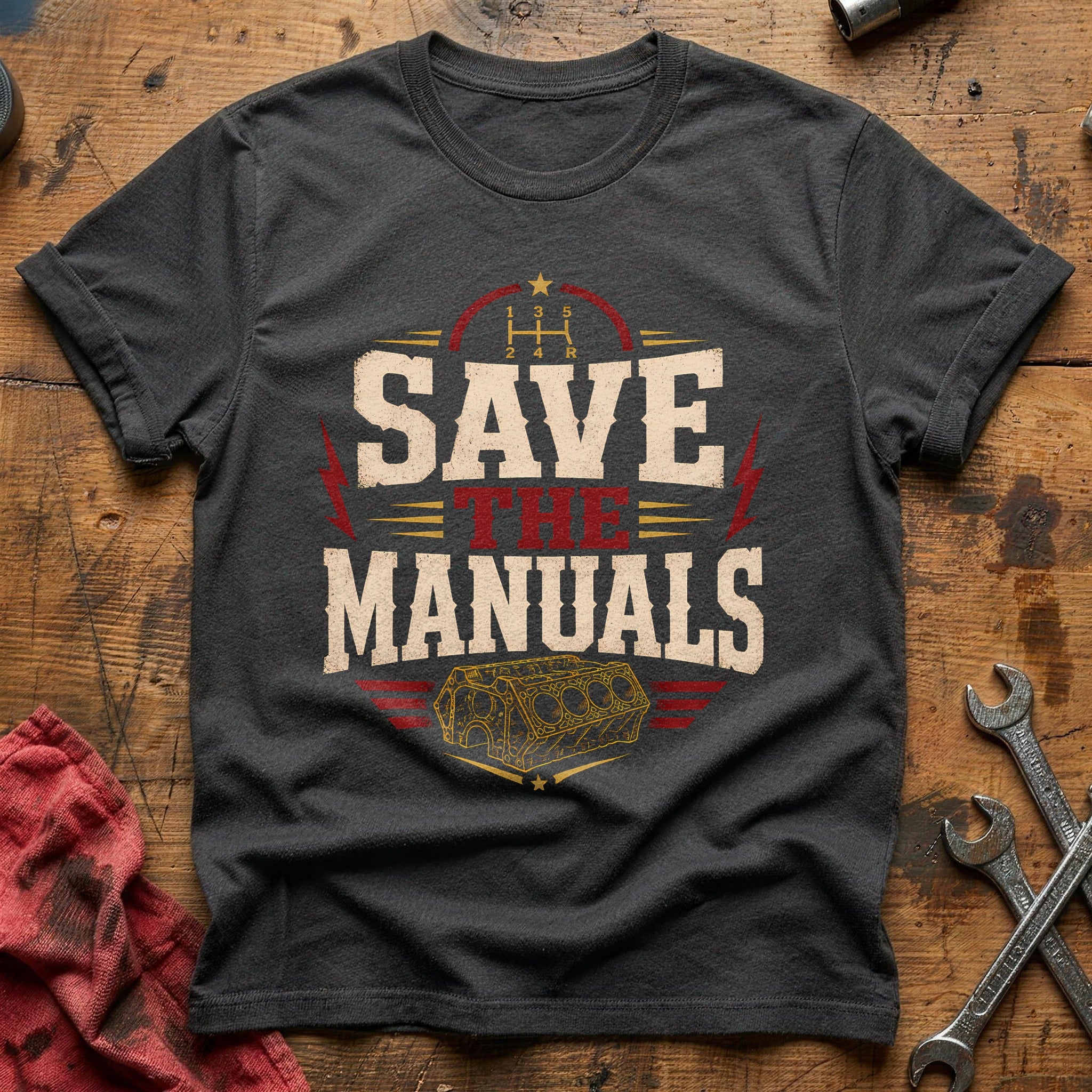 Manual Transmission Pride - Charcoal