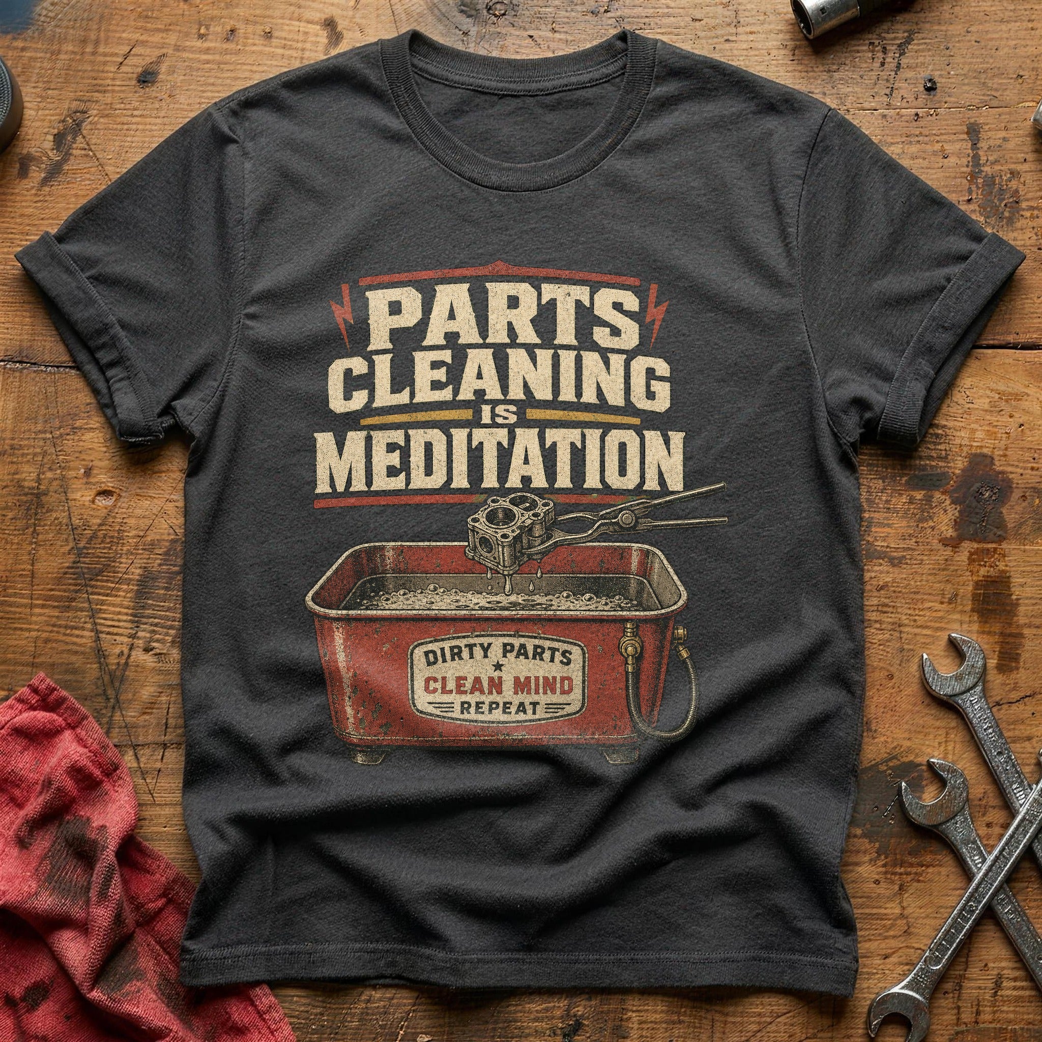 Meditation in Motion T-Shirt - Charcoal