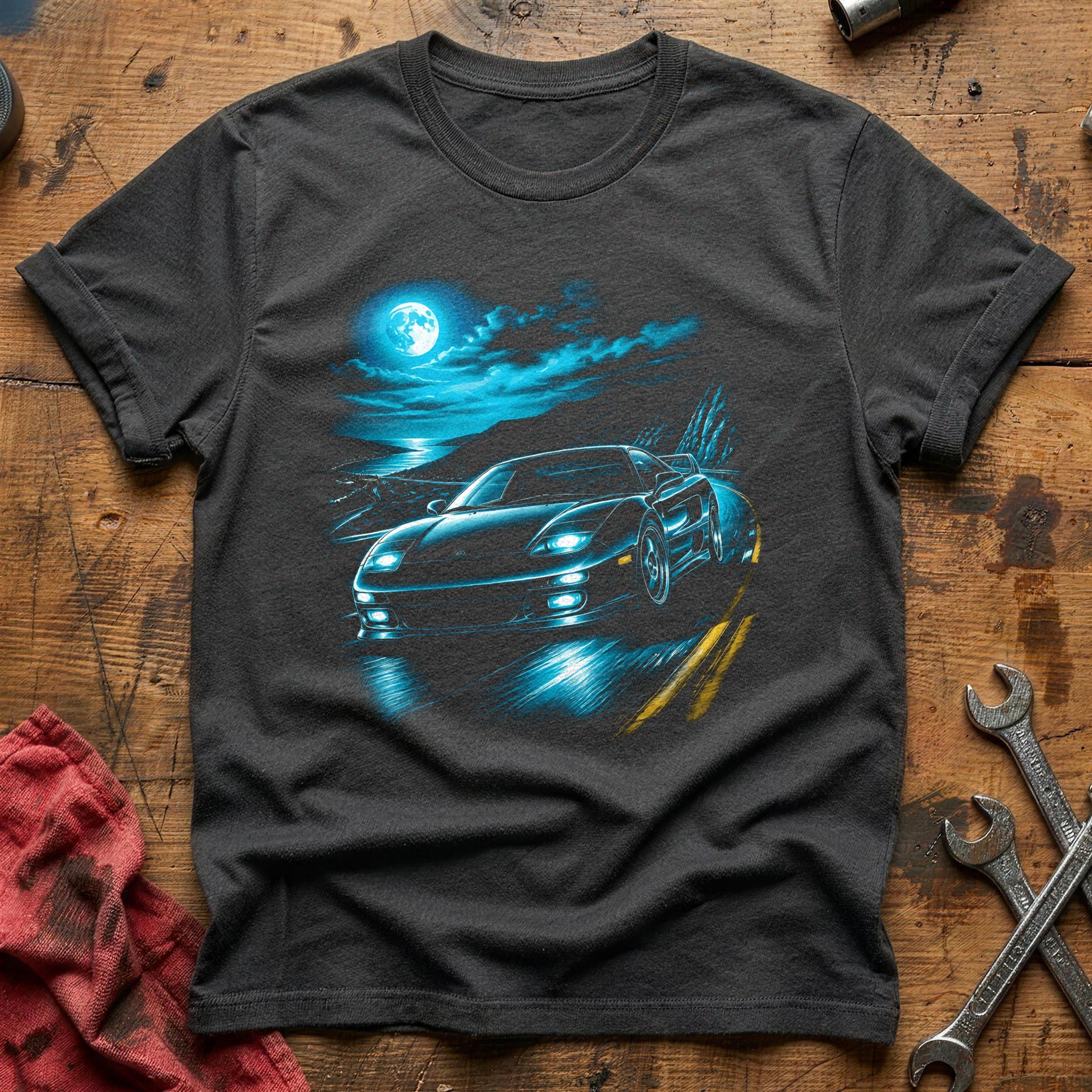 Midnight Drive T-Shirt - Charcoal