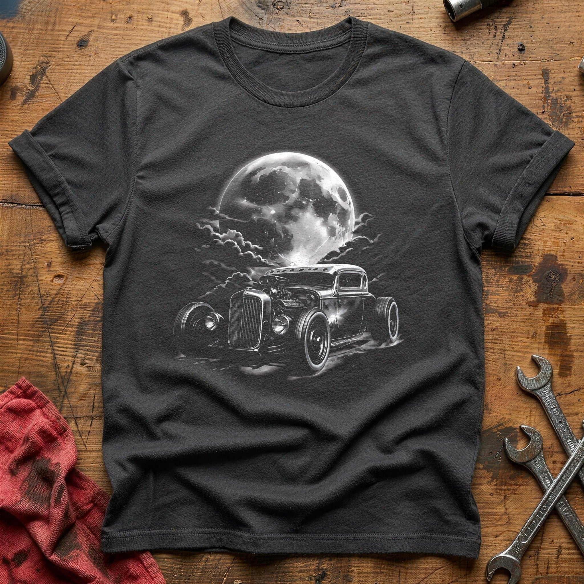 Moonlight Hot Rod Classic T-Shirt - Charcoal