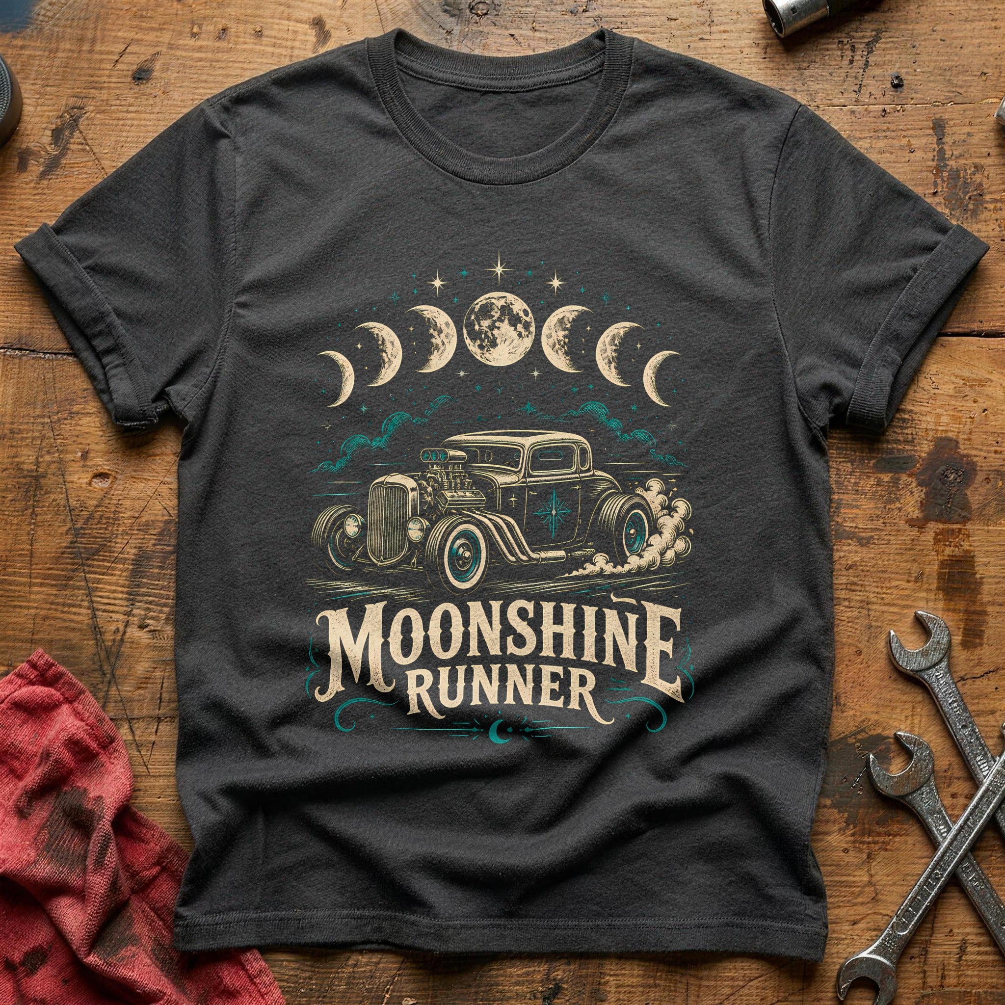 Moonshine Runner T-Shirt - Charcoal