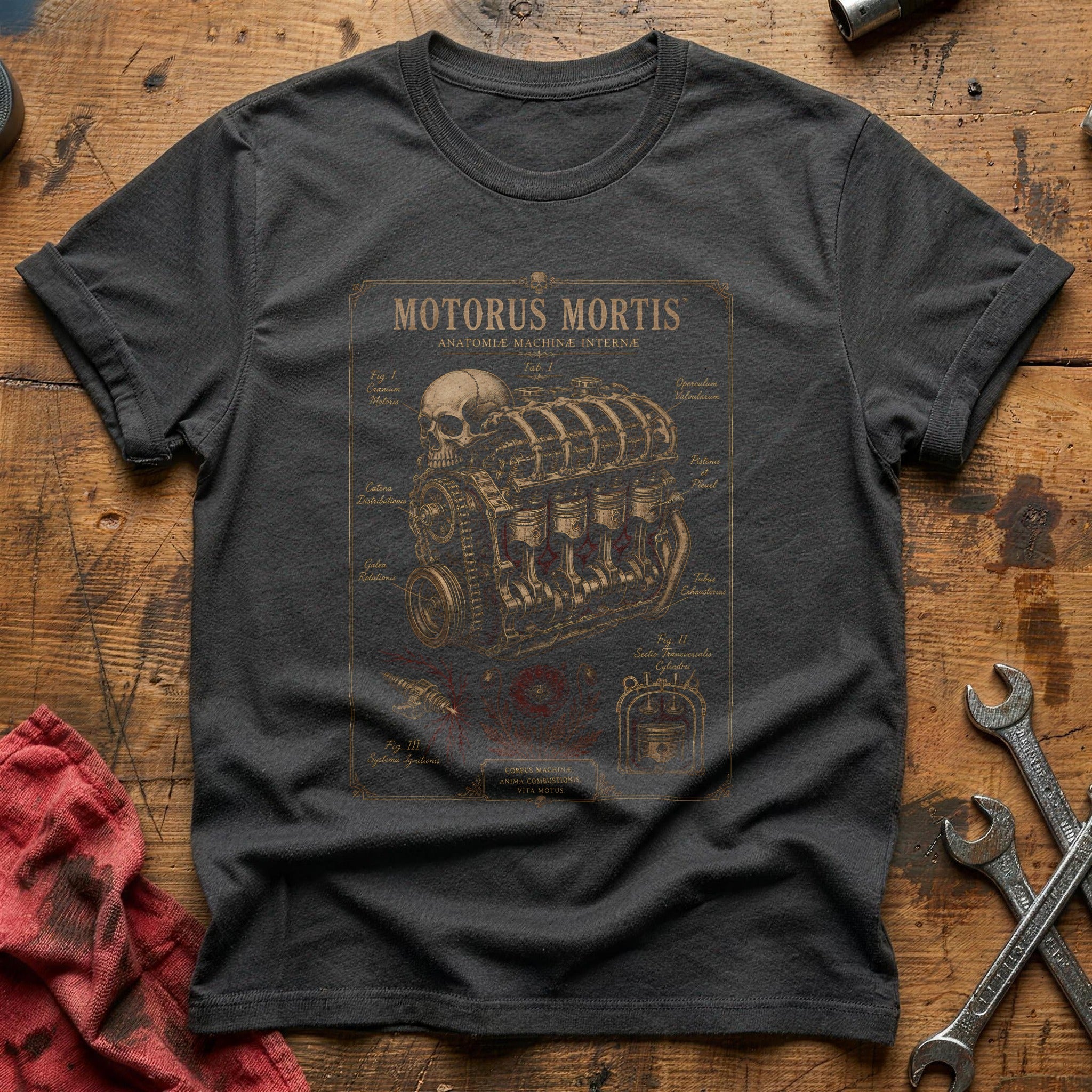 Motorus Mortis 94 T-Shirt - Charcoal