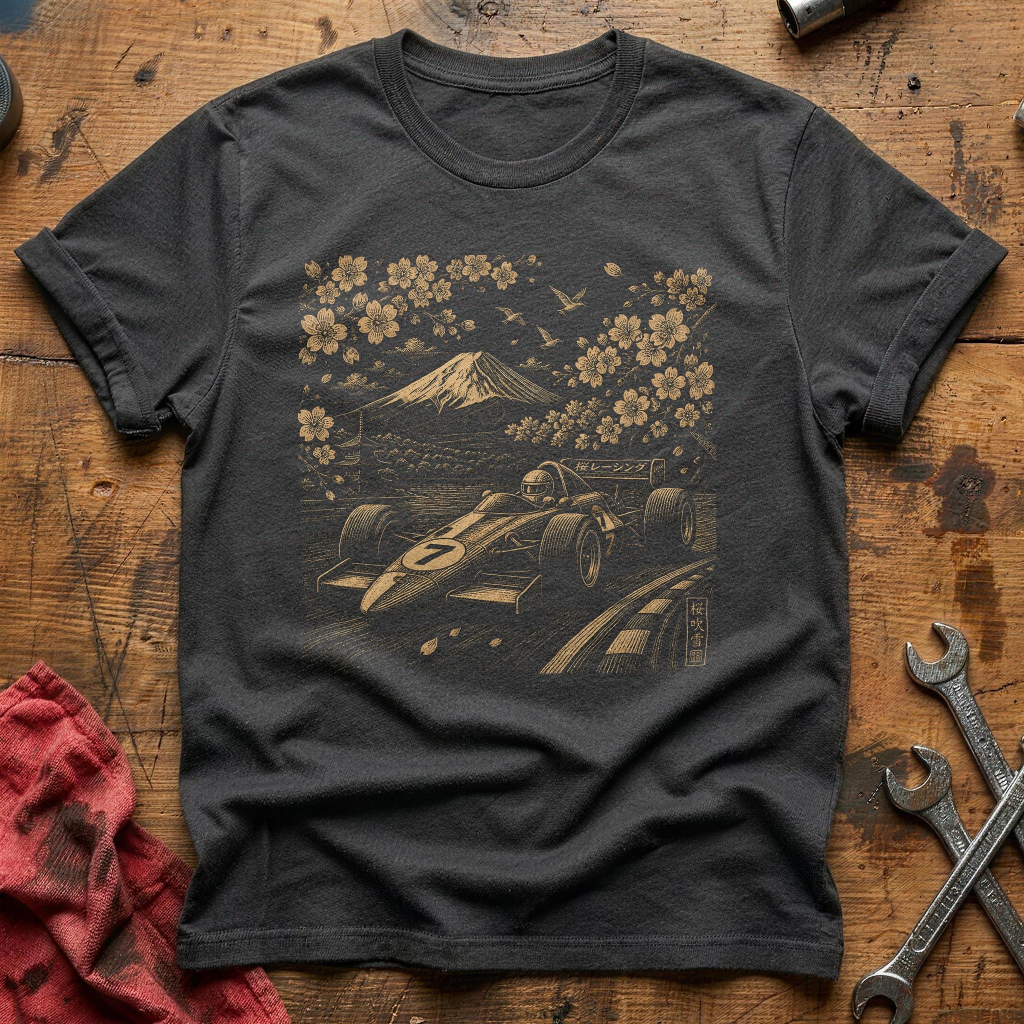 Mountain Blossom Run - Charcoal
