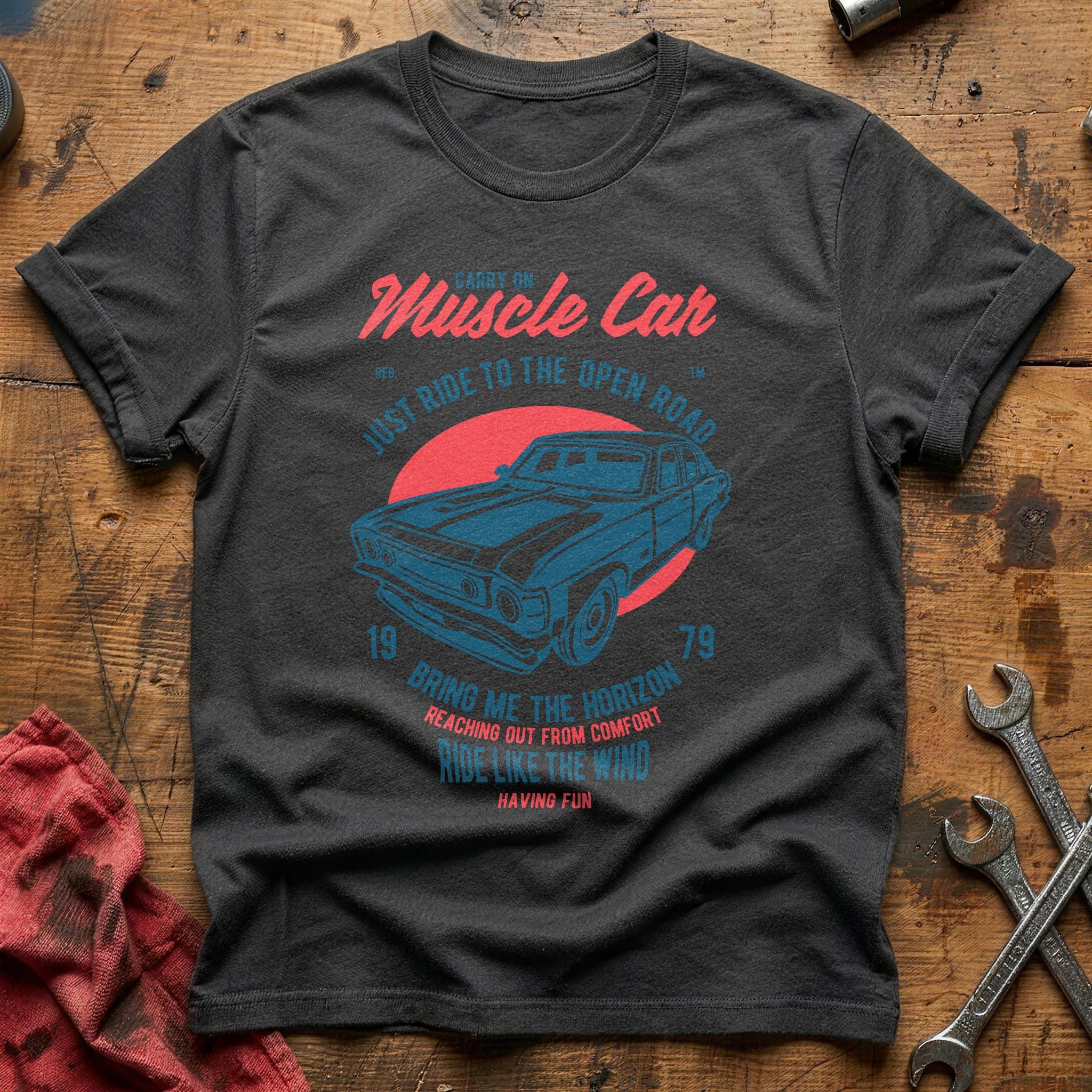 Muscle car T-Shirt - Charcoal