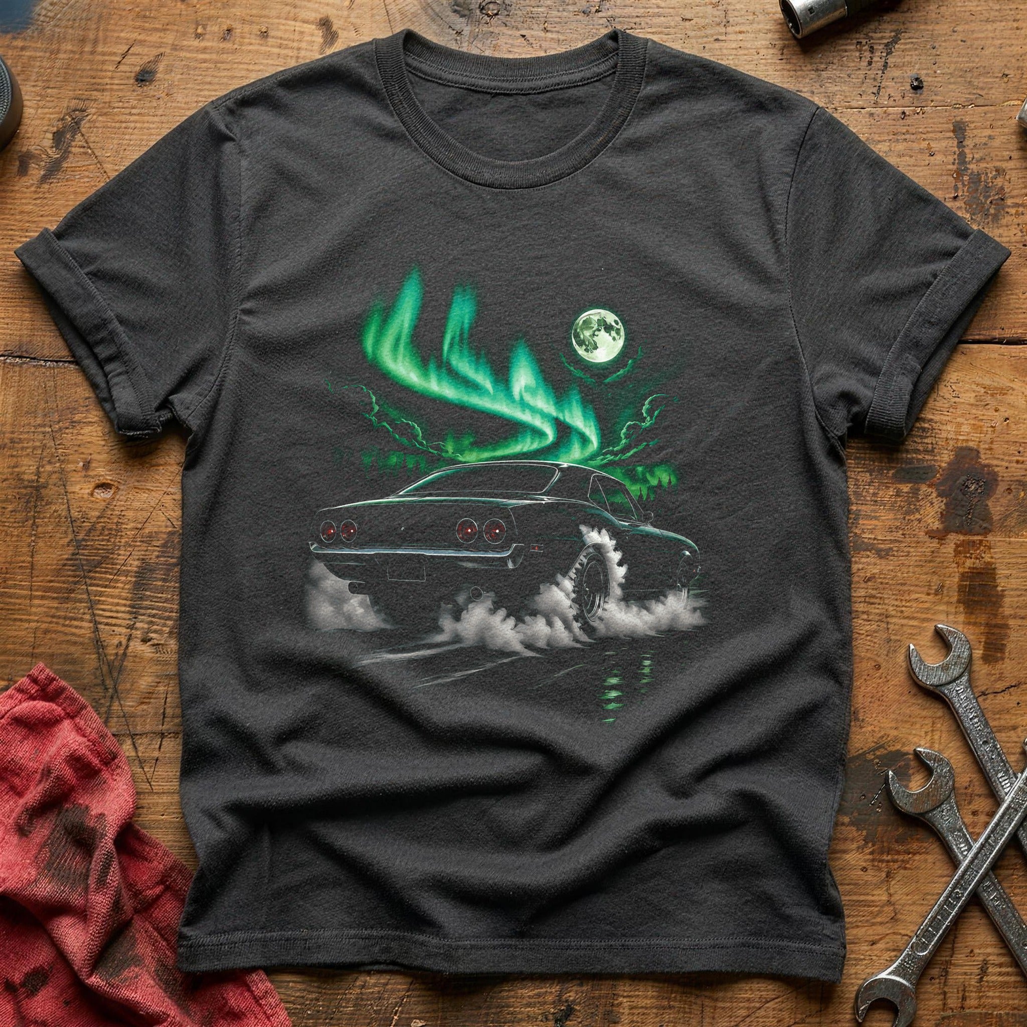 Muscle Car Aurora T-Shirt - Charcoal
