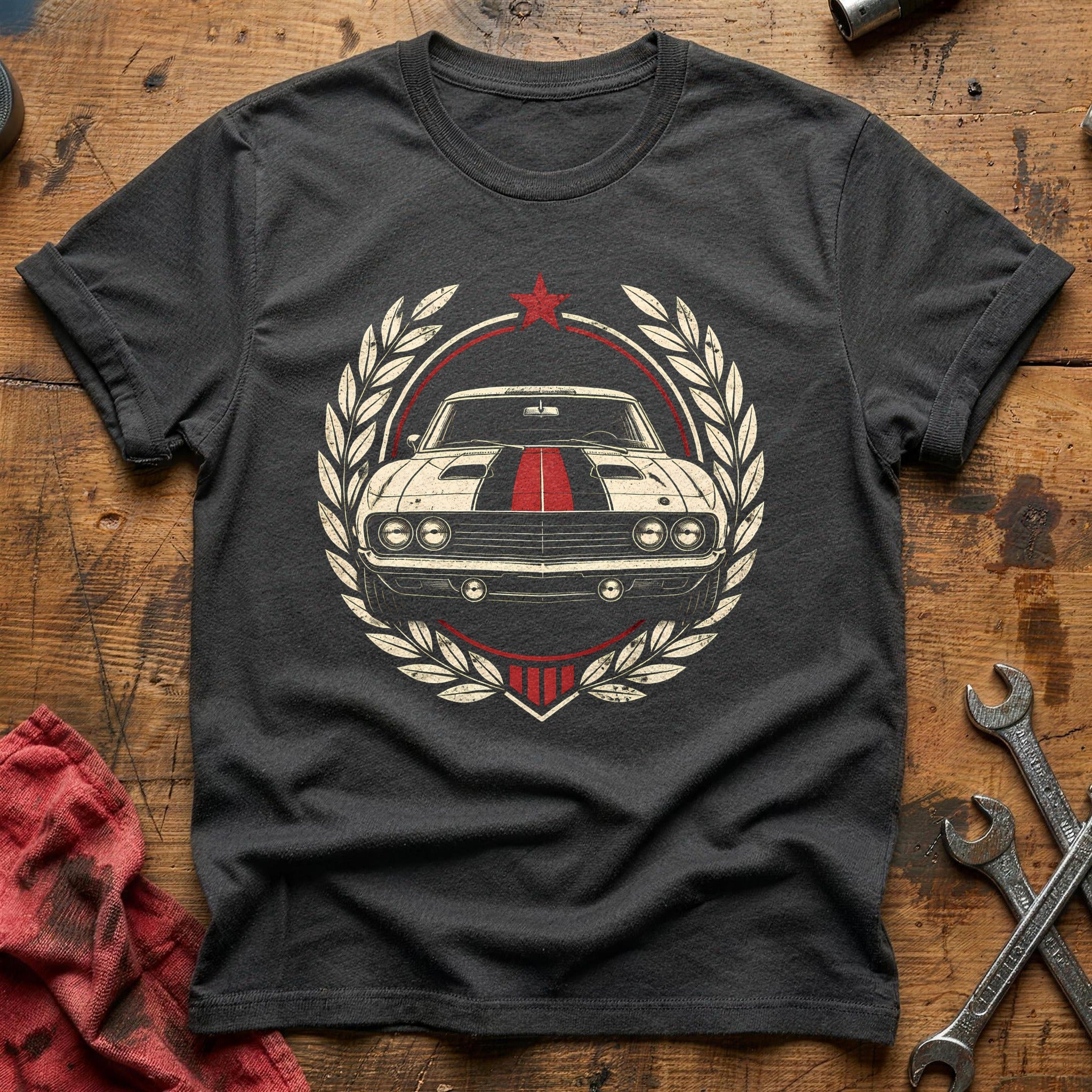 Muscle Emblem 99 T-Shirt - Charcoal