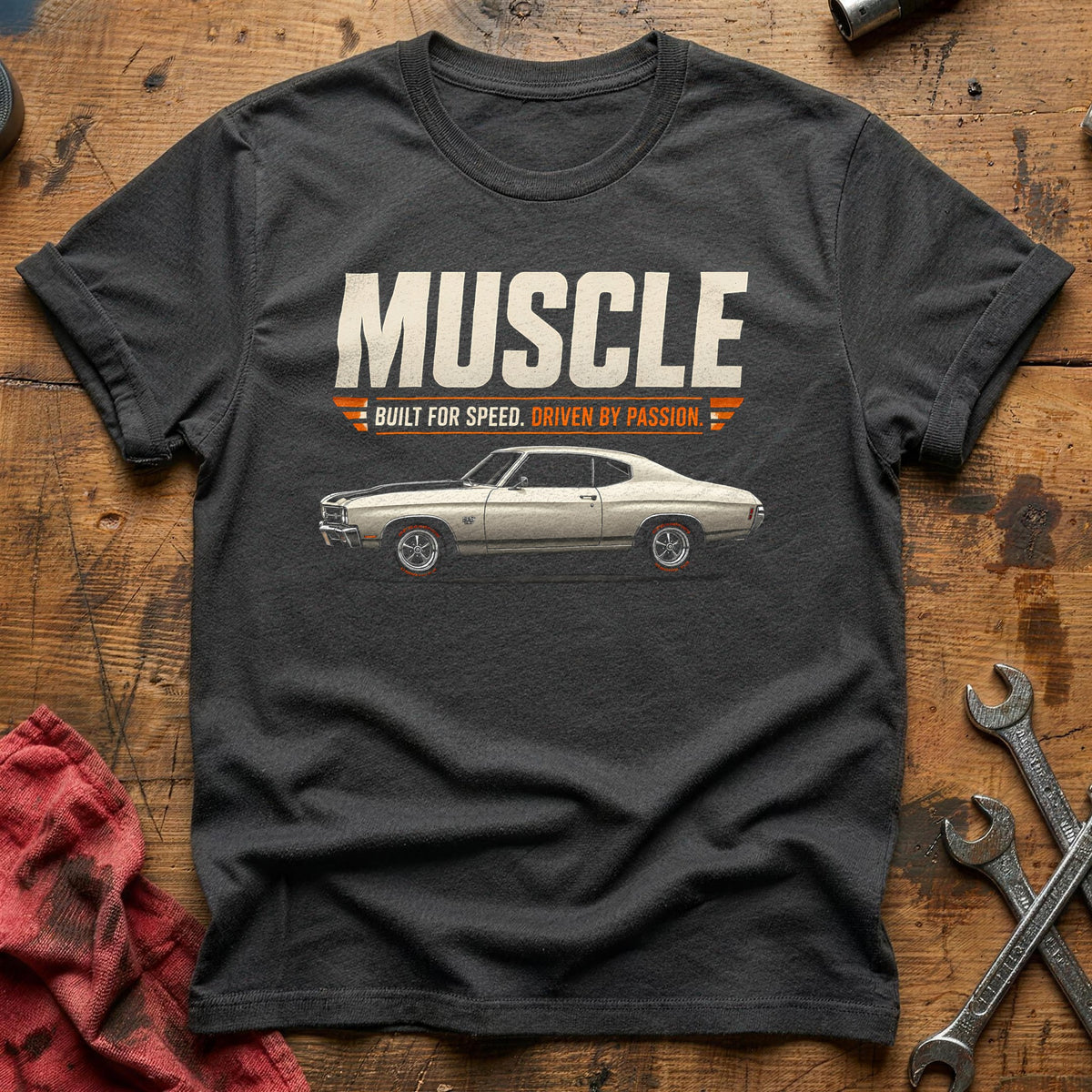 Muscle Tribute 72 T-Shirt - Charcoal