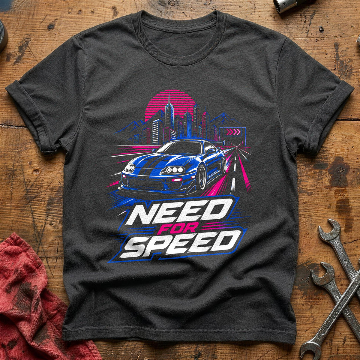 Need For Speed 79 T-Shirt - Charcoal