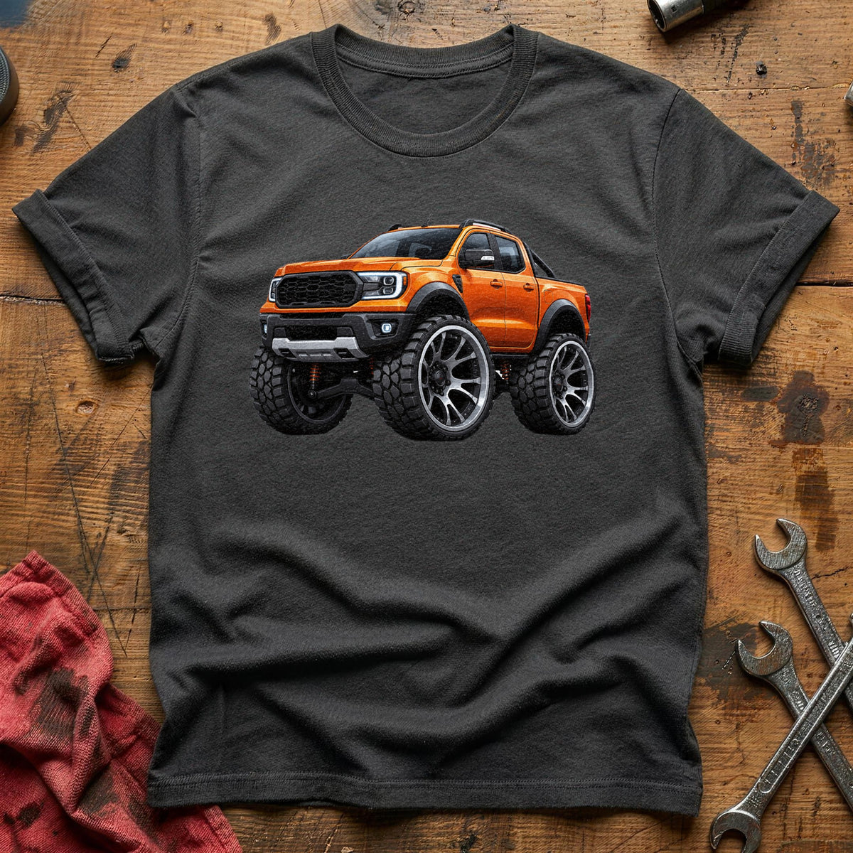 Off Road Pickup 17 T-Shirt - Charcoal