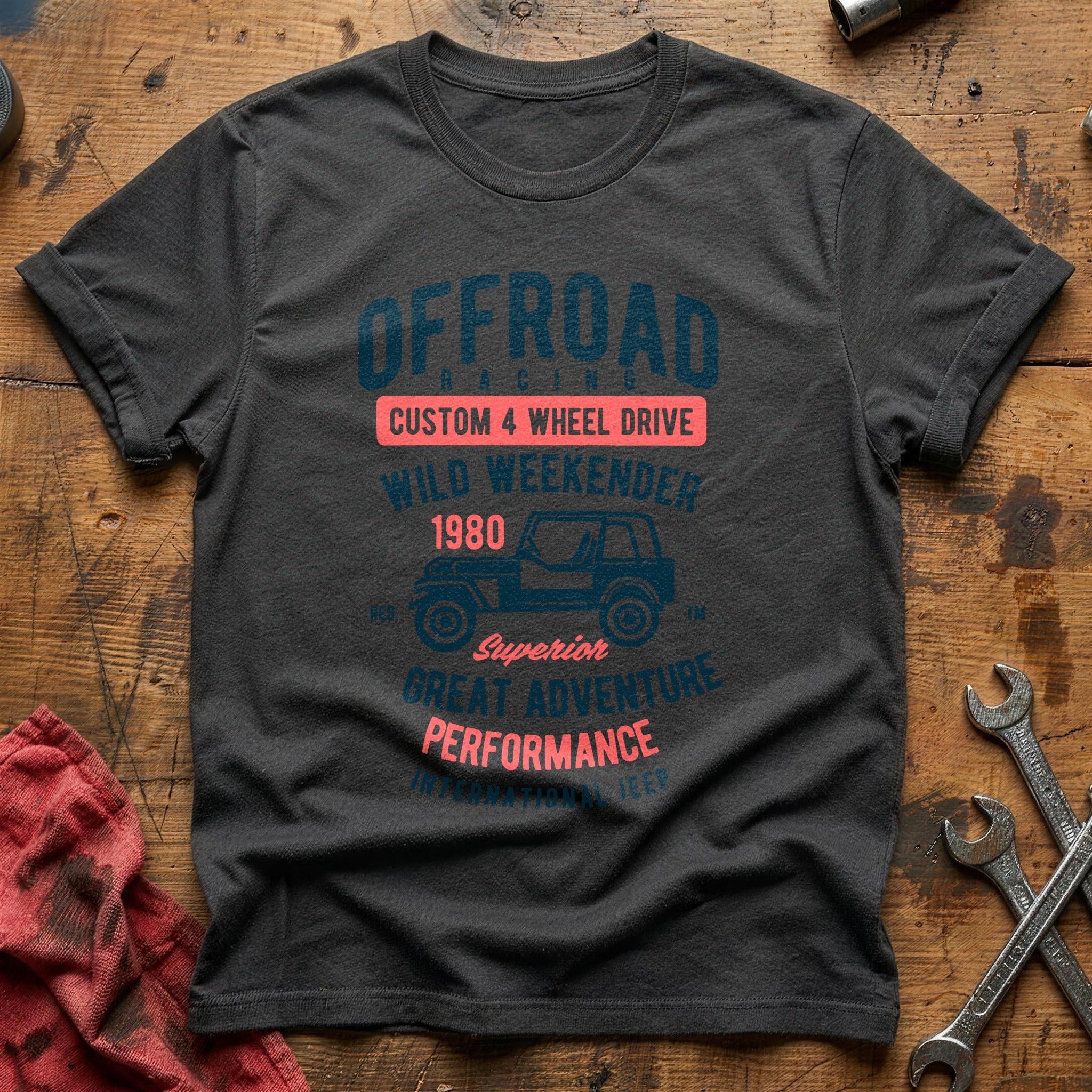 Off road racing T-Shirt - Charcoal