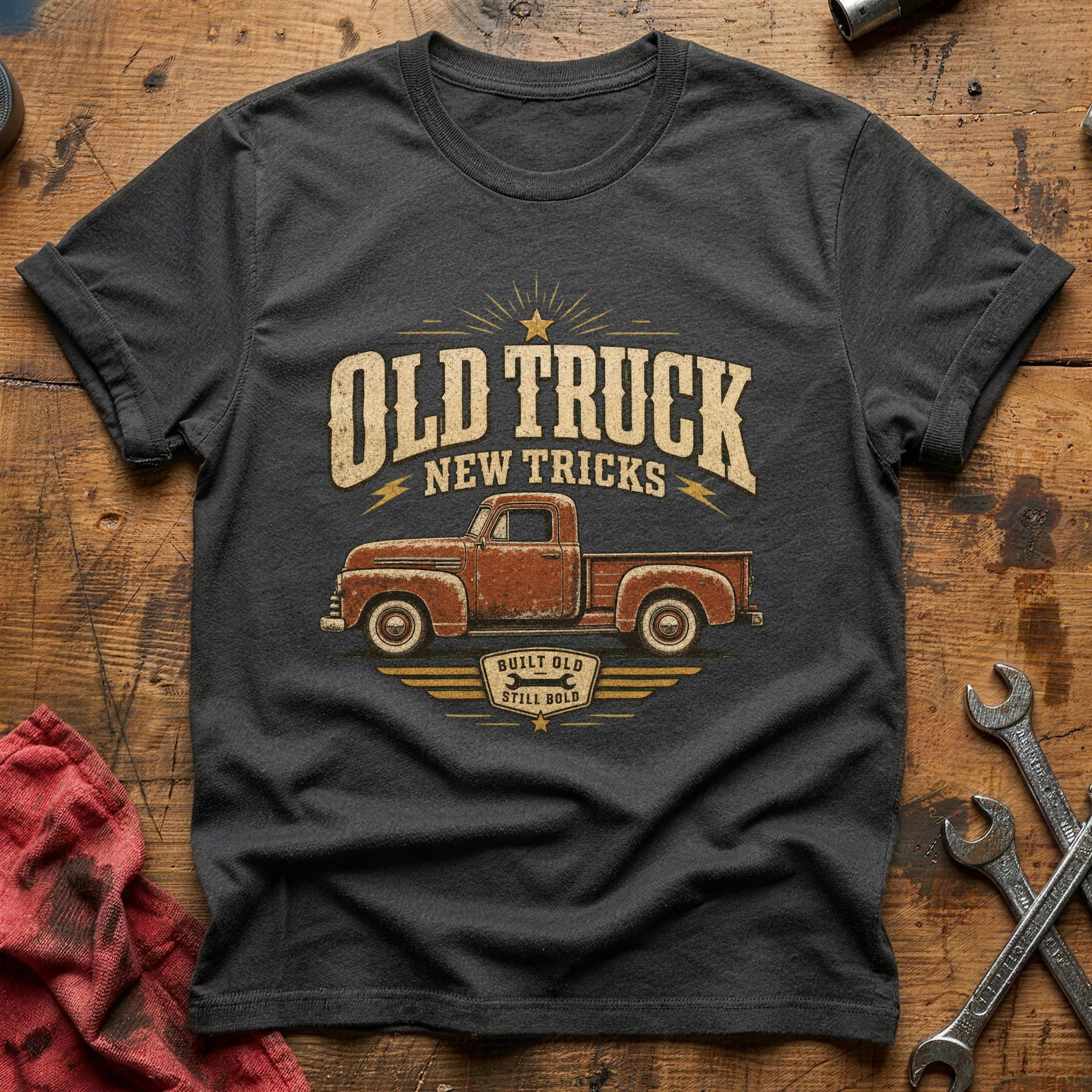 Old Truck Still Bold - Charcoal