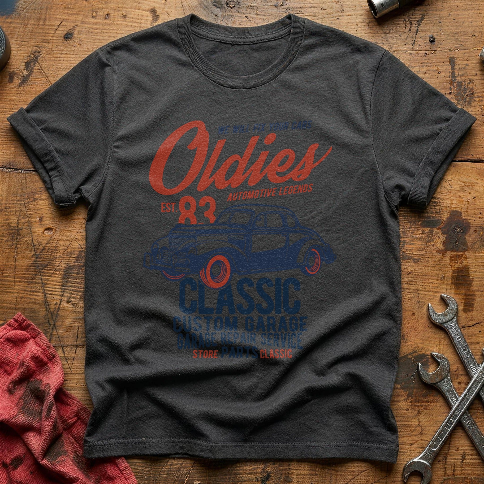 Oldies T-Shirt - Charcoal