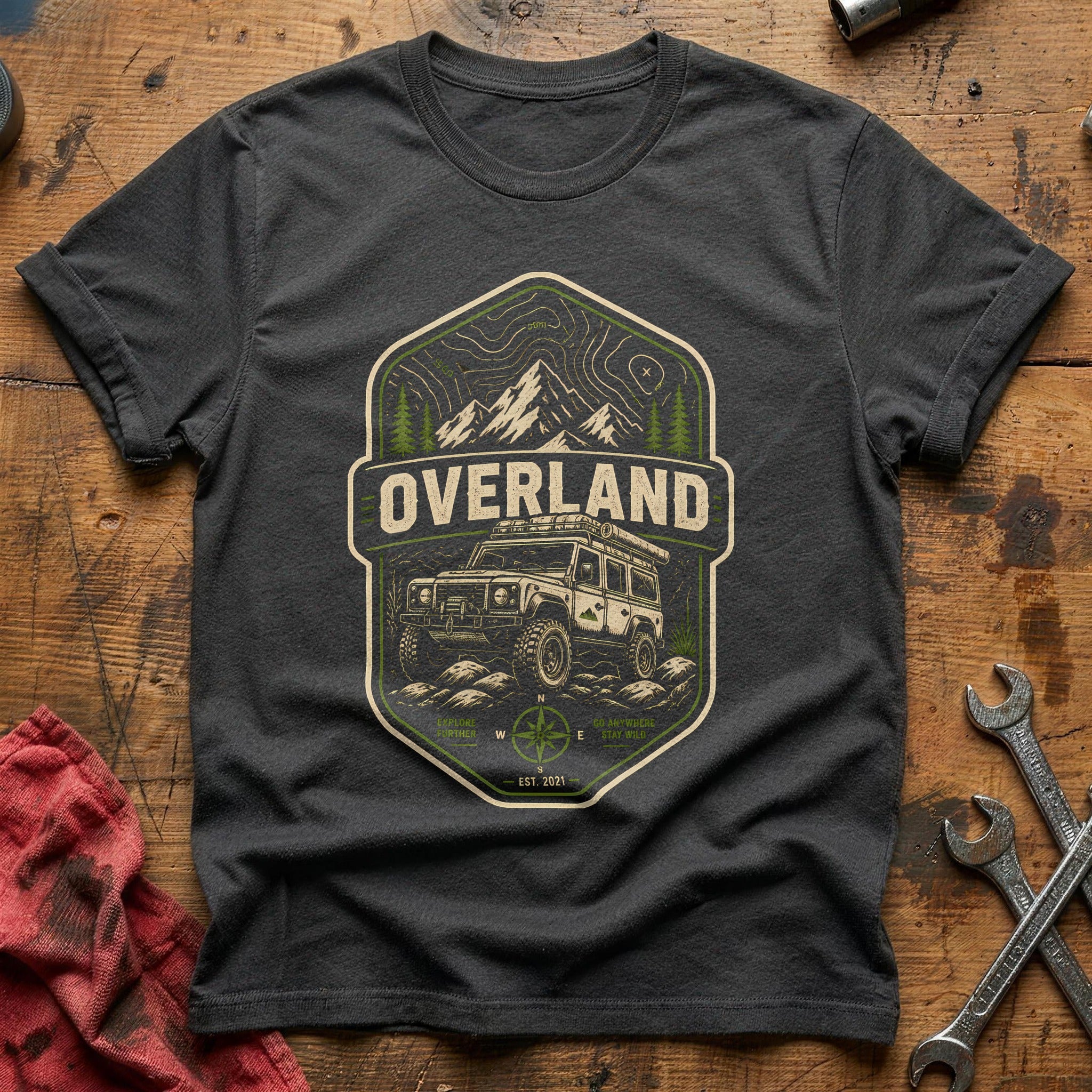 Overland T-Shirt - Charcoal