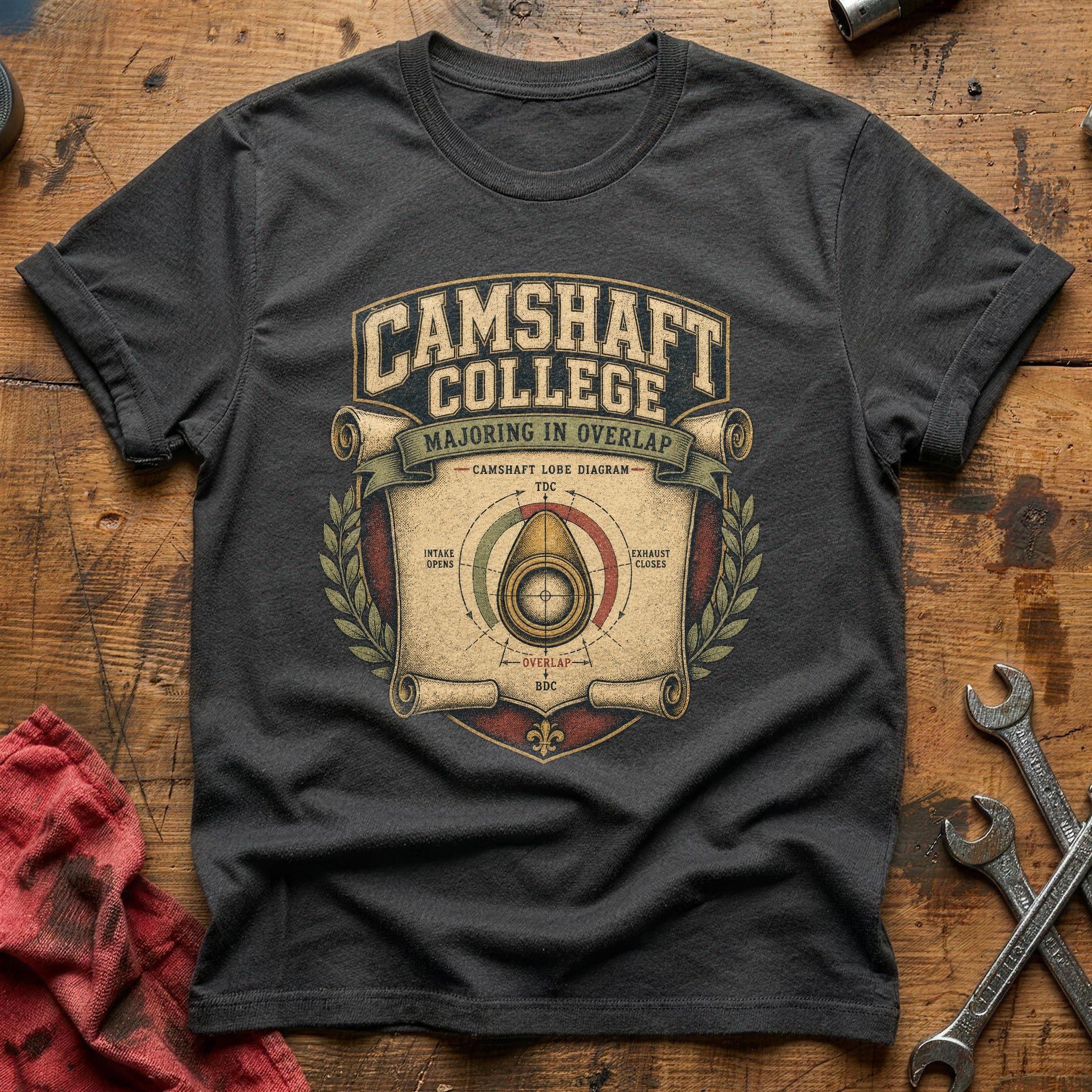Overlap Curriculum T-Shirt - Charcoal