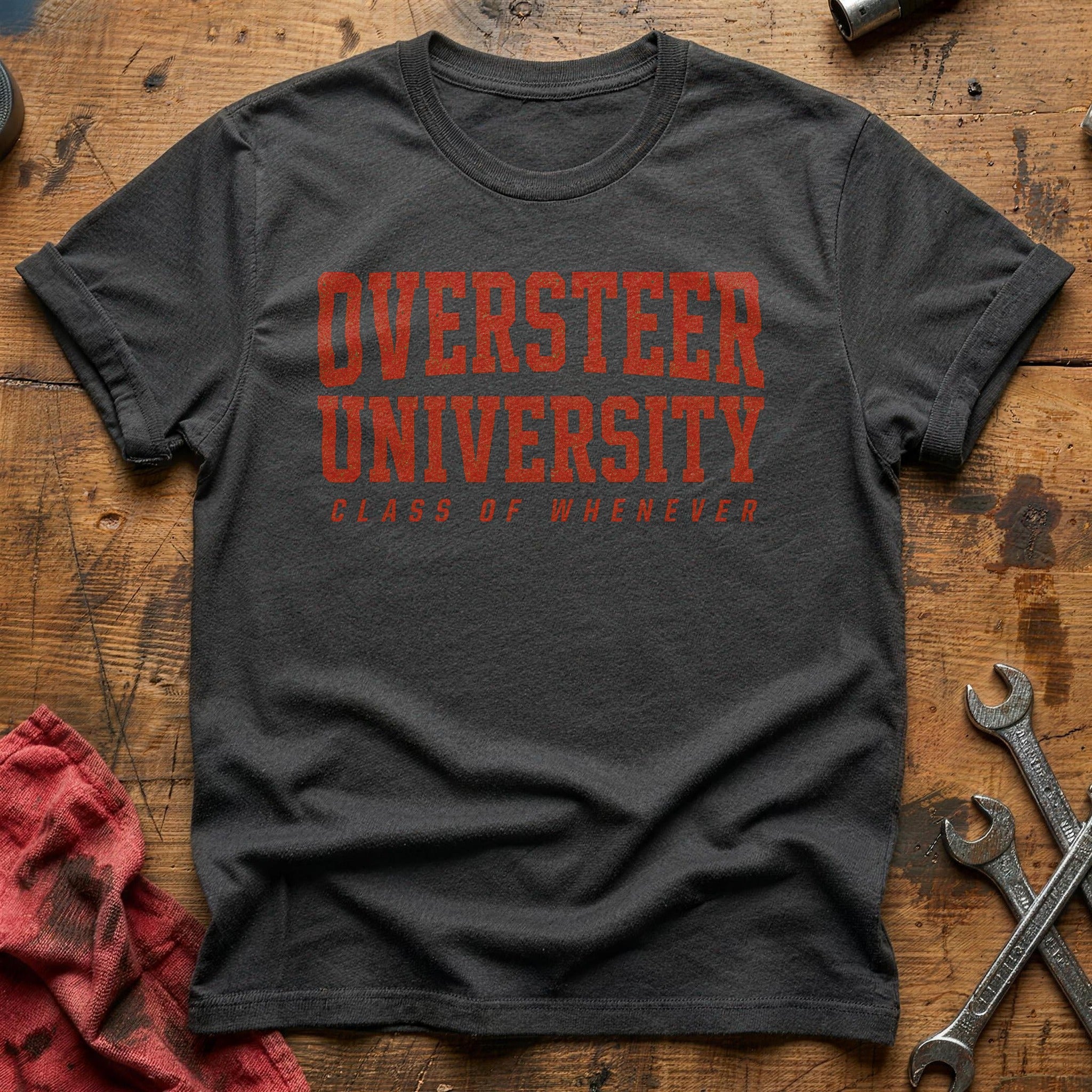 Oversteer University T-Shirt - Charcoal