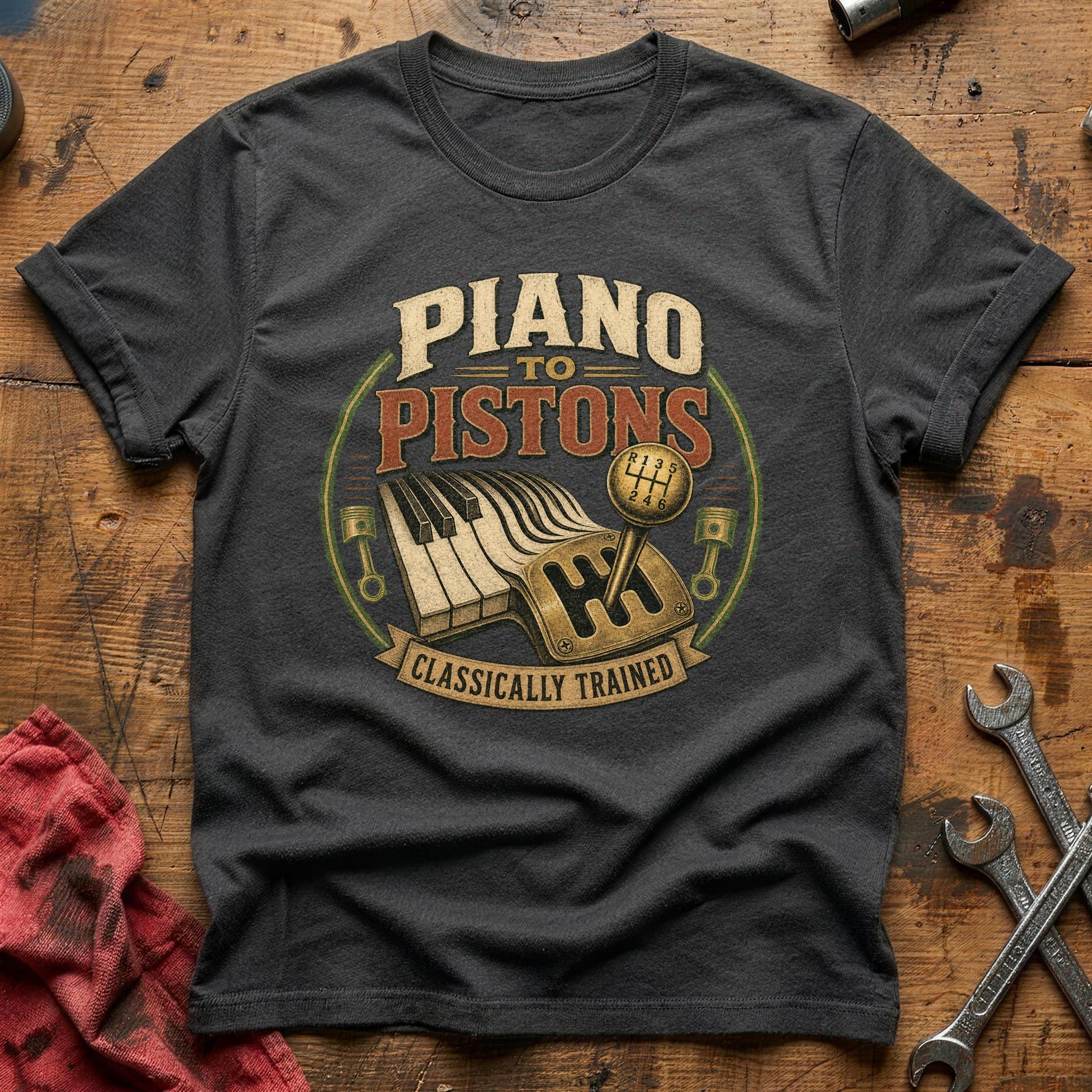 Piano To Pistons - Charcoal