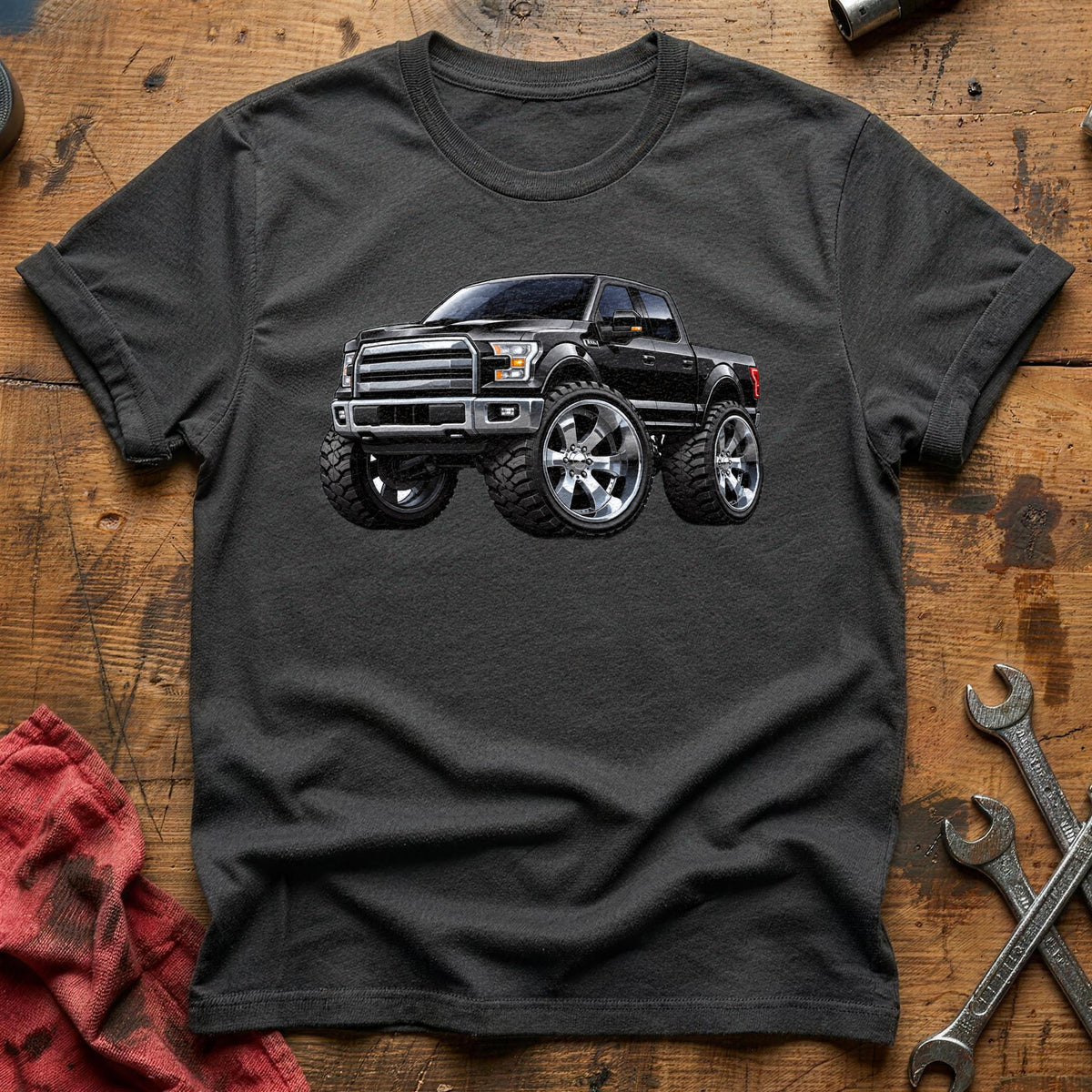 Pickup Truck 29 T-Shirt - Charcoal