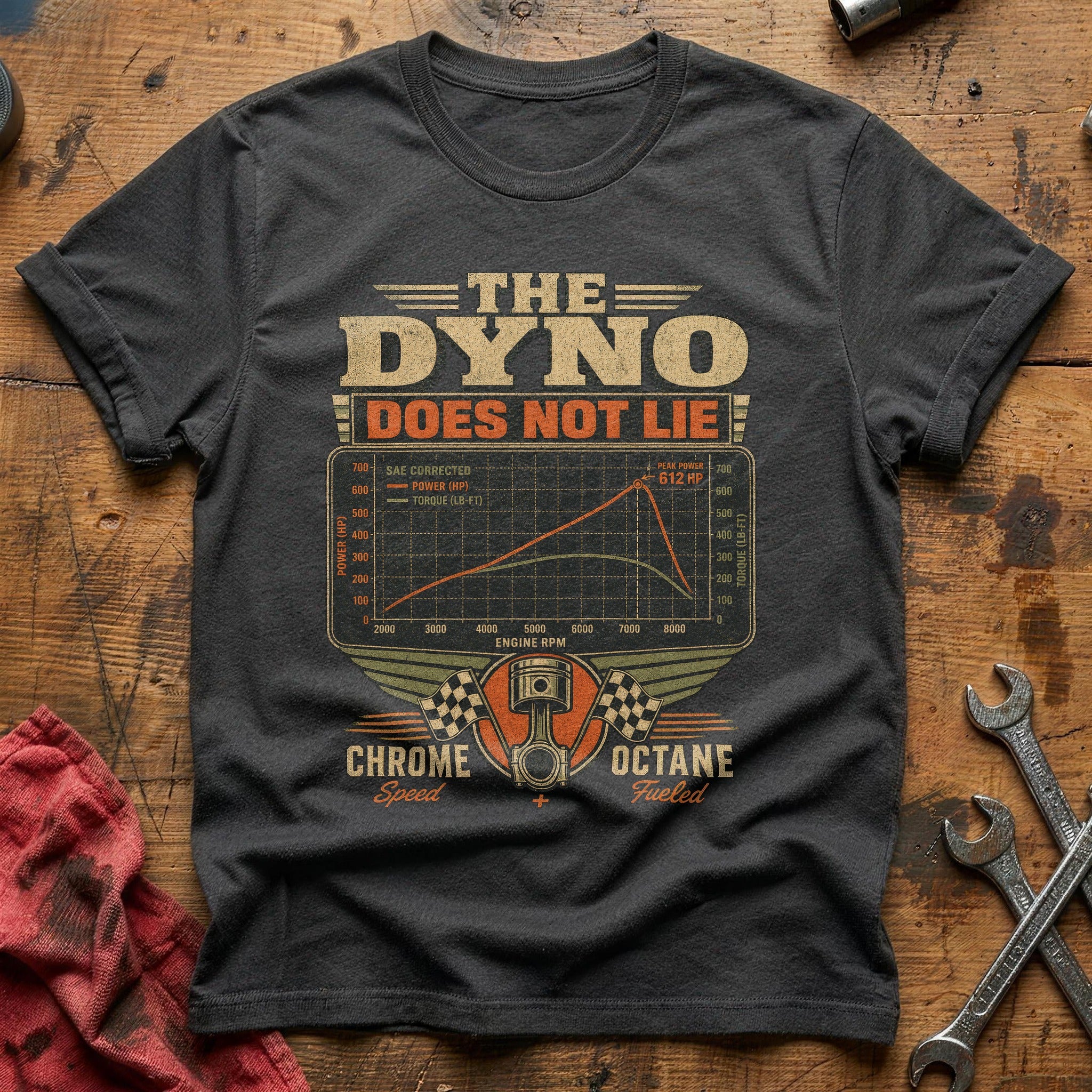 Power Curve Truth T-Shirt - Charcoal