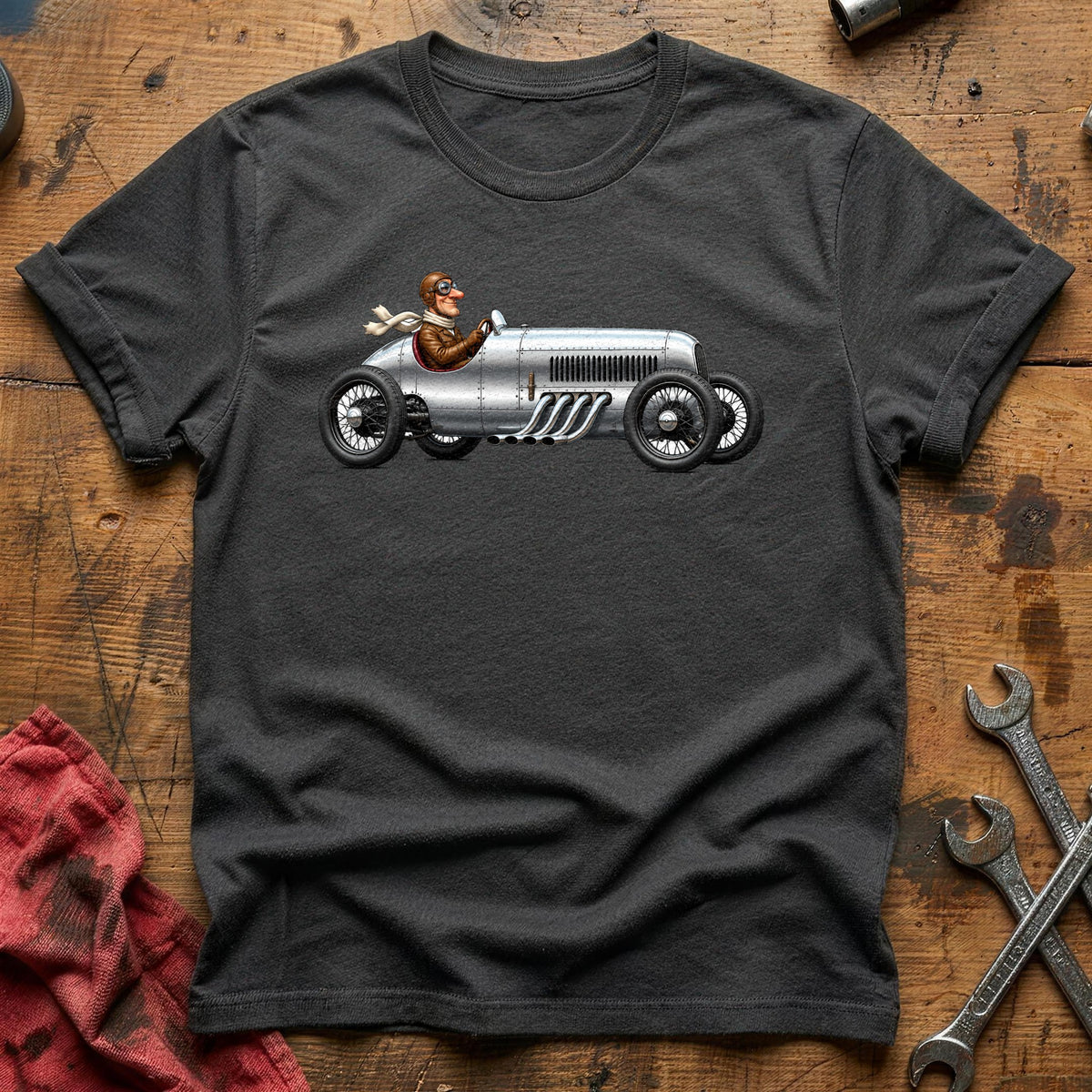 Pre War Grand Prix 15 T-Shirt - Charcoal