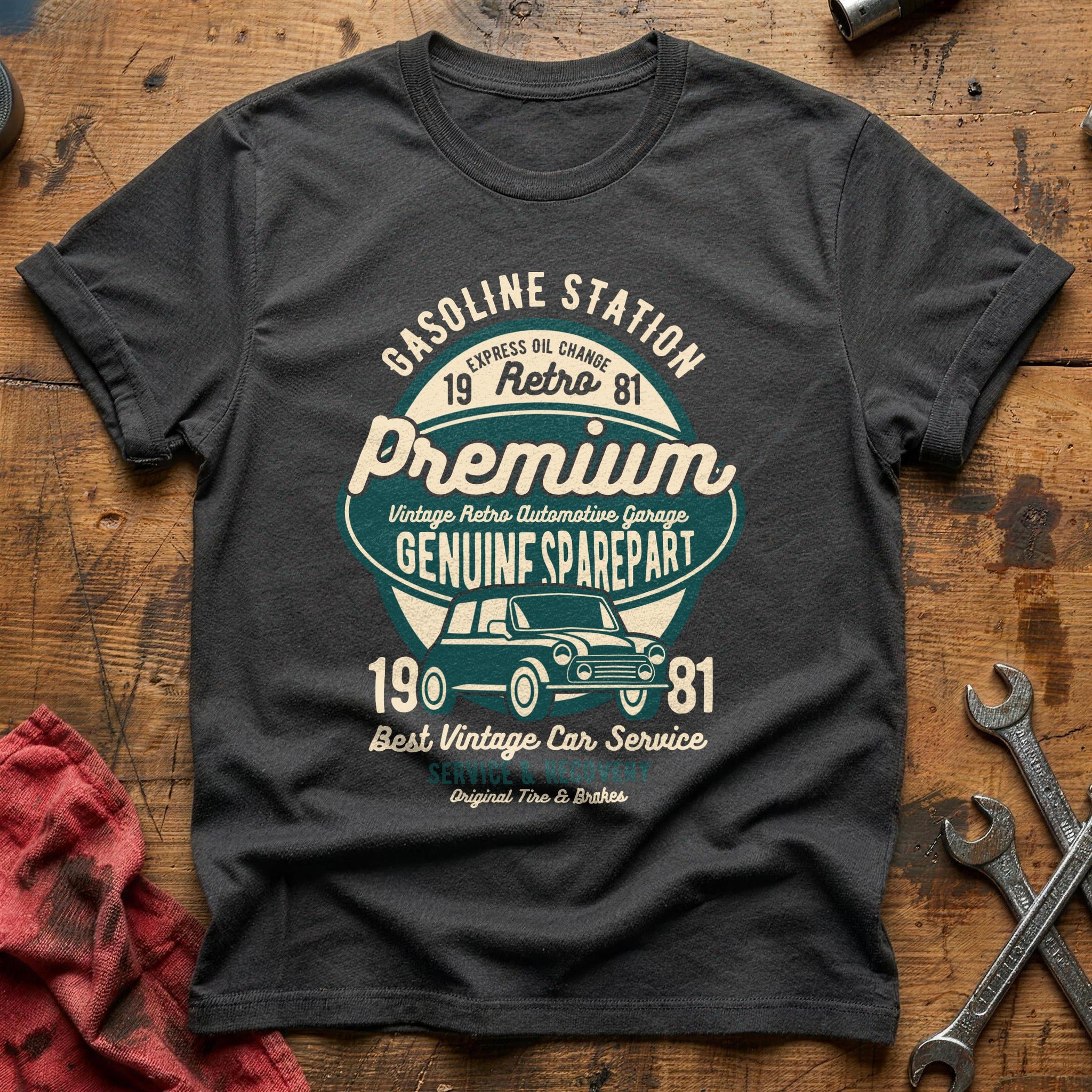 Premium garage T-Shirt - Charcoal