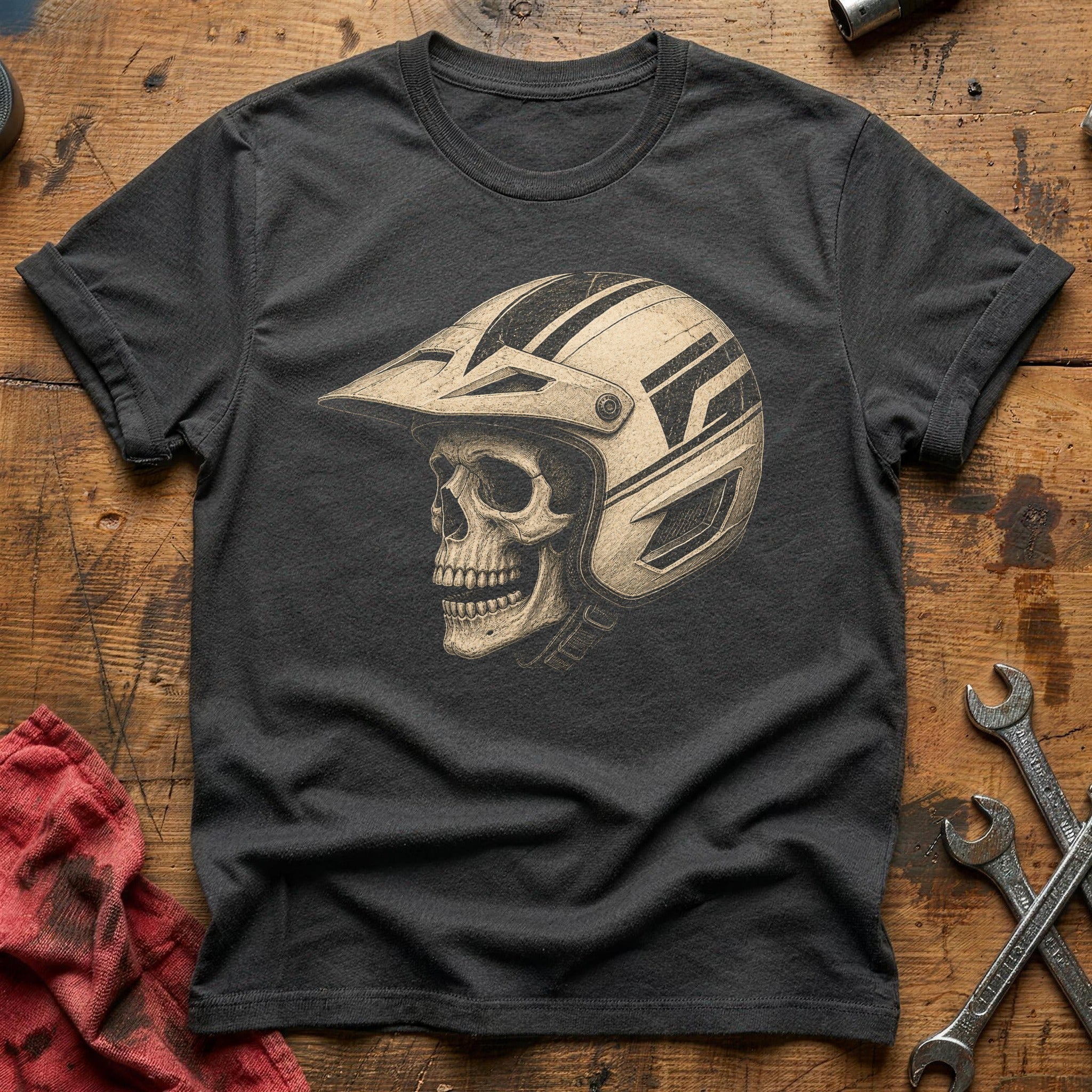 Racer's Bones T-Shirt - Charcoal