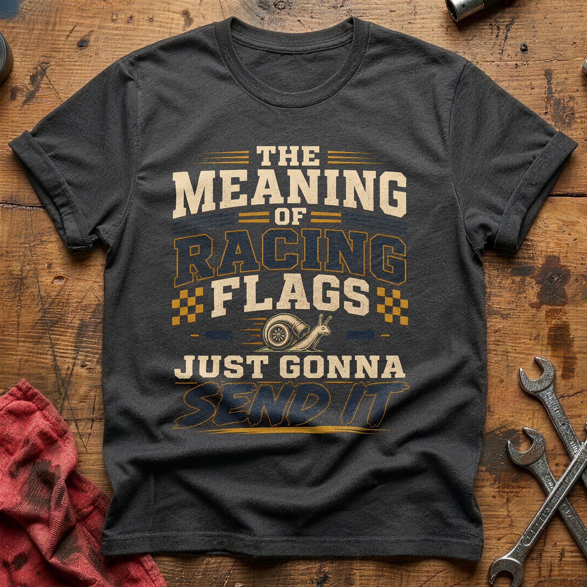 Racing Flags Philosophy - Charcoal
