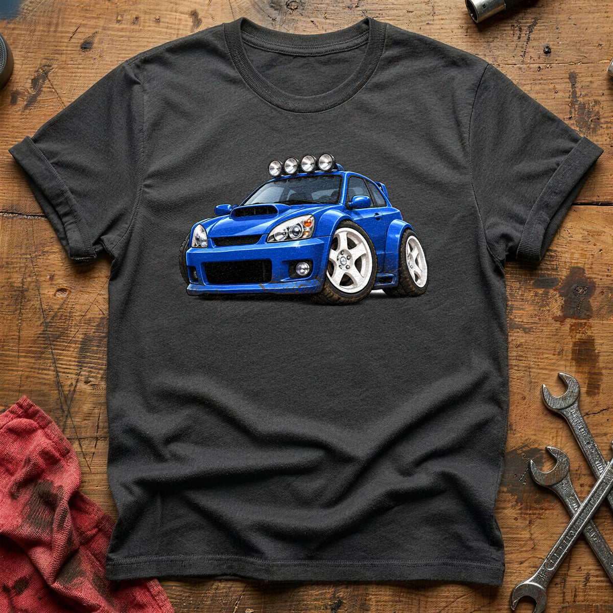 Rally Car 21 T-Shirt - Charcoal